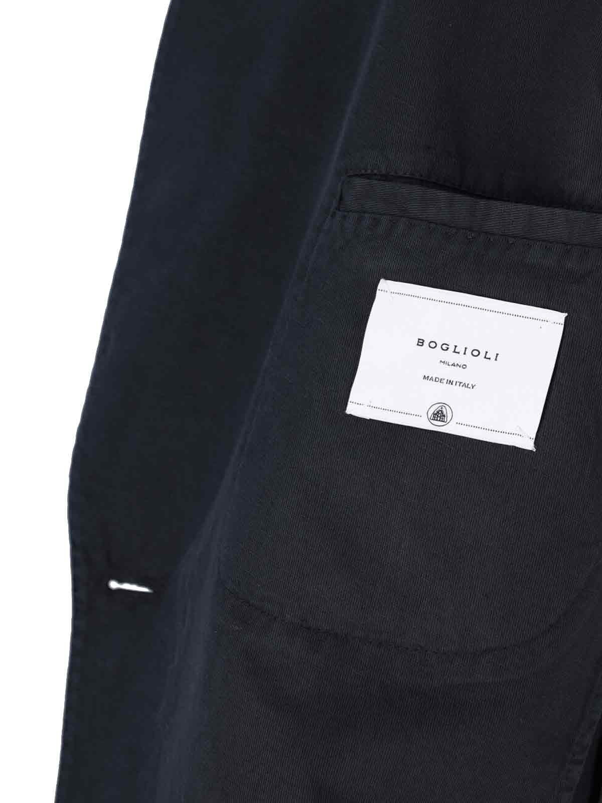 Boglioli Double-breasted Blazer In Blue