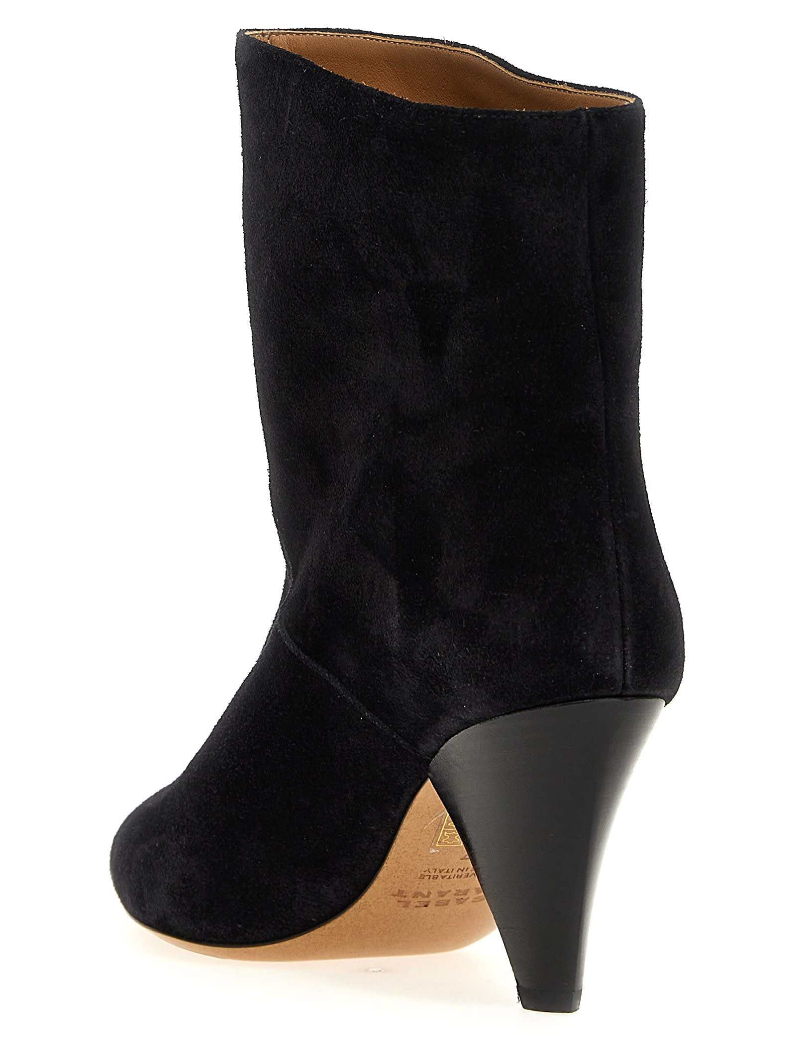 Isabel Marant Loline Ankle Boots In Black