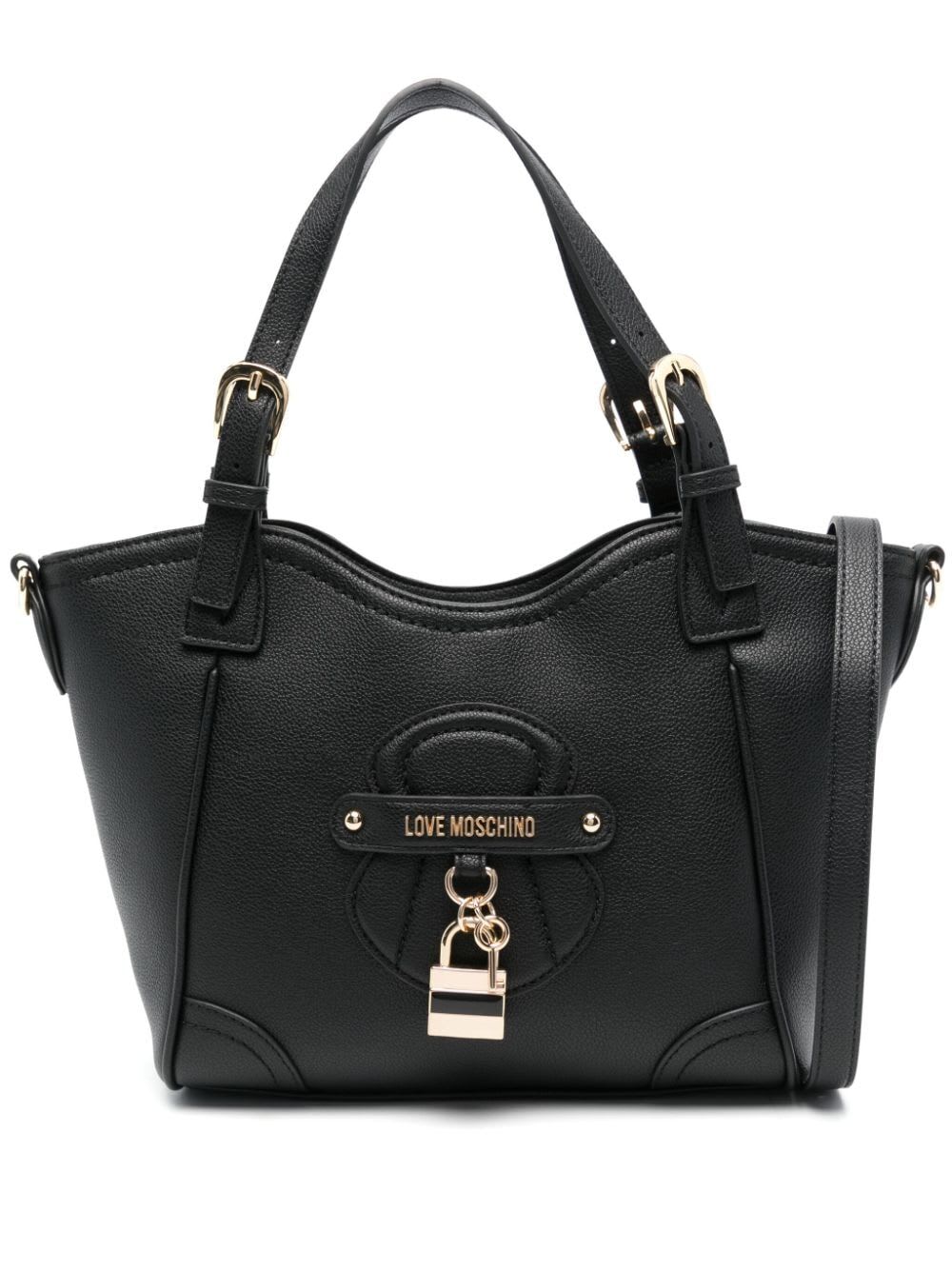 Shop Love Moschino Tote In Black