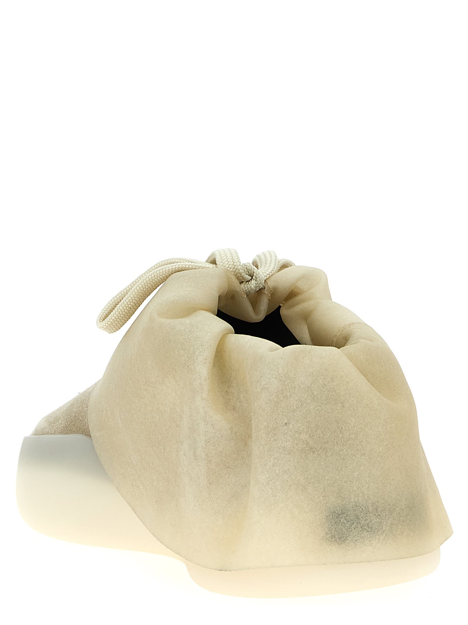 Fear Of God Mid-top Suede And Bead Sneakers. In Beige