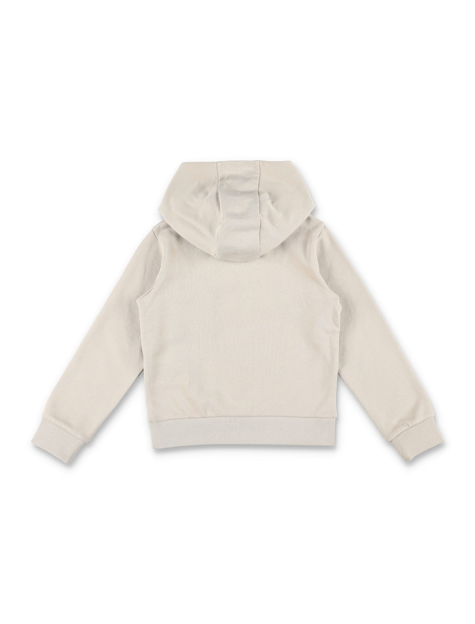 Moncler Hoodie Logo In Nude