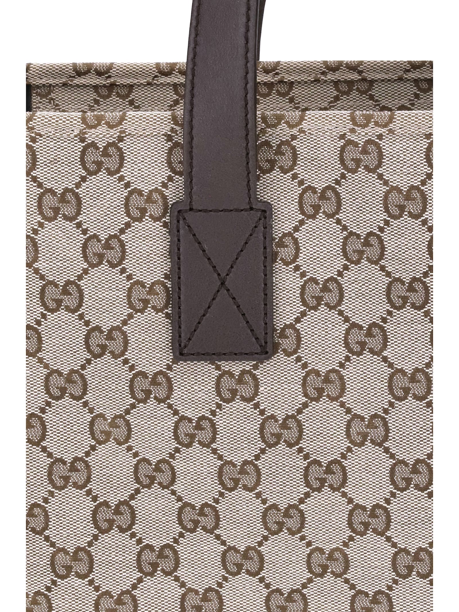 Gucci Gg Fabric Tote Bag