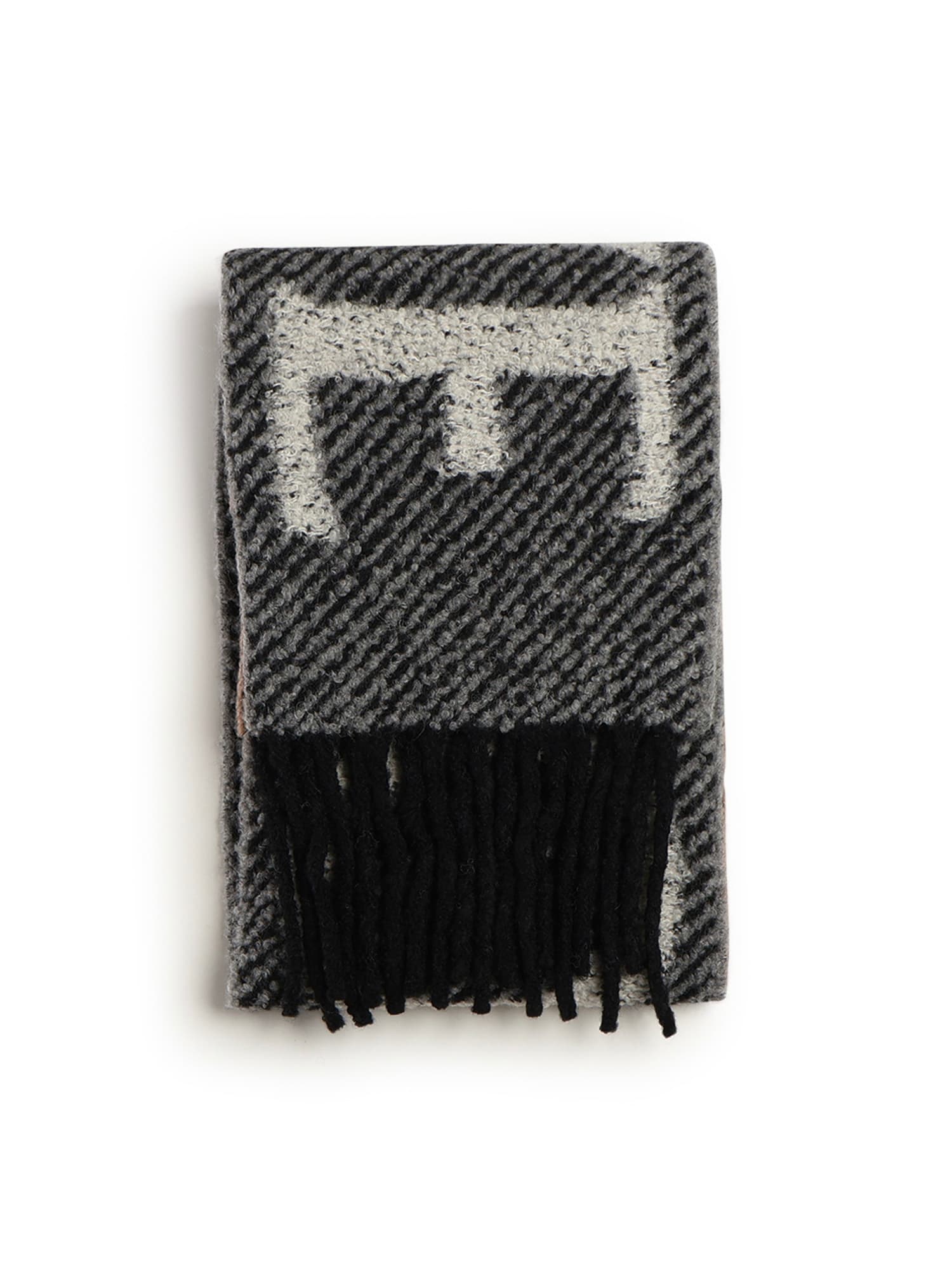 Loewe Wool And Alpaca Blend Scarf In Multi