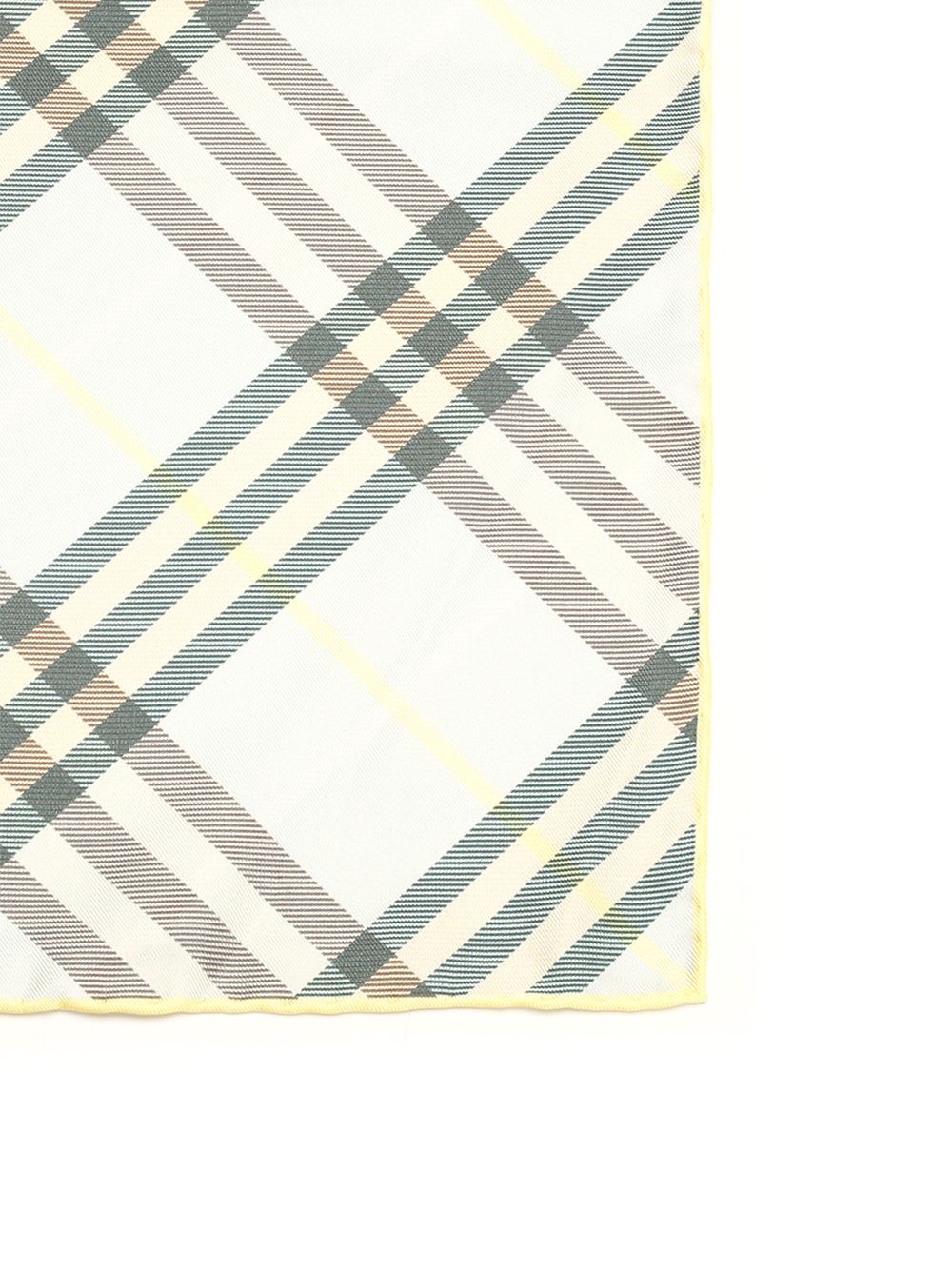 BURBERRY SILK TWILL SCARF
