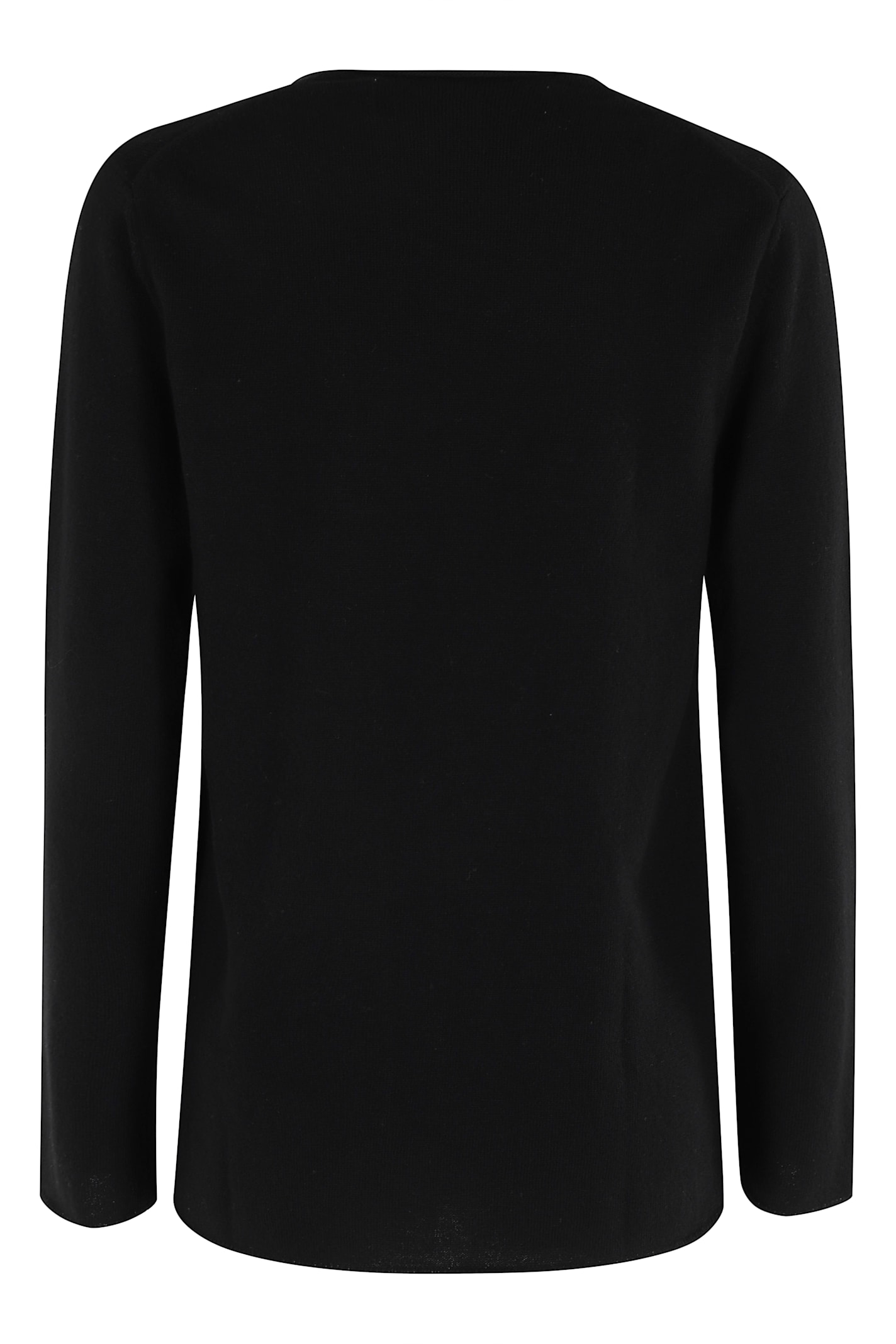 Comme Des Garçons Play Sweater Red Emblem In Black