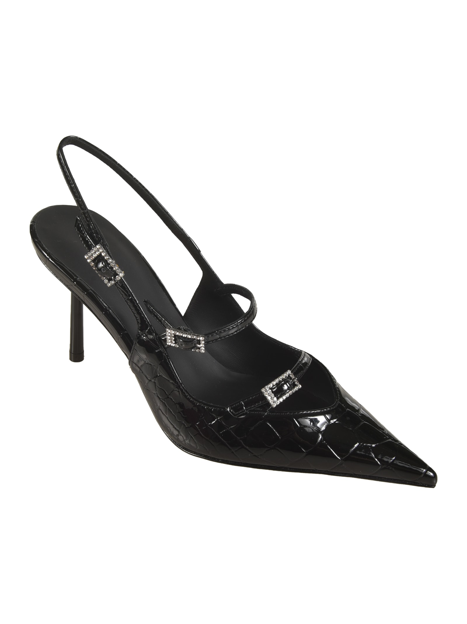 Shop Le Silla Chanel Morgana Pumps In Black