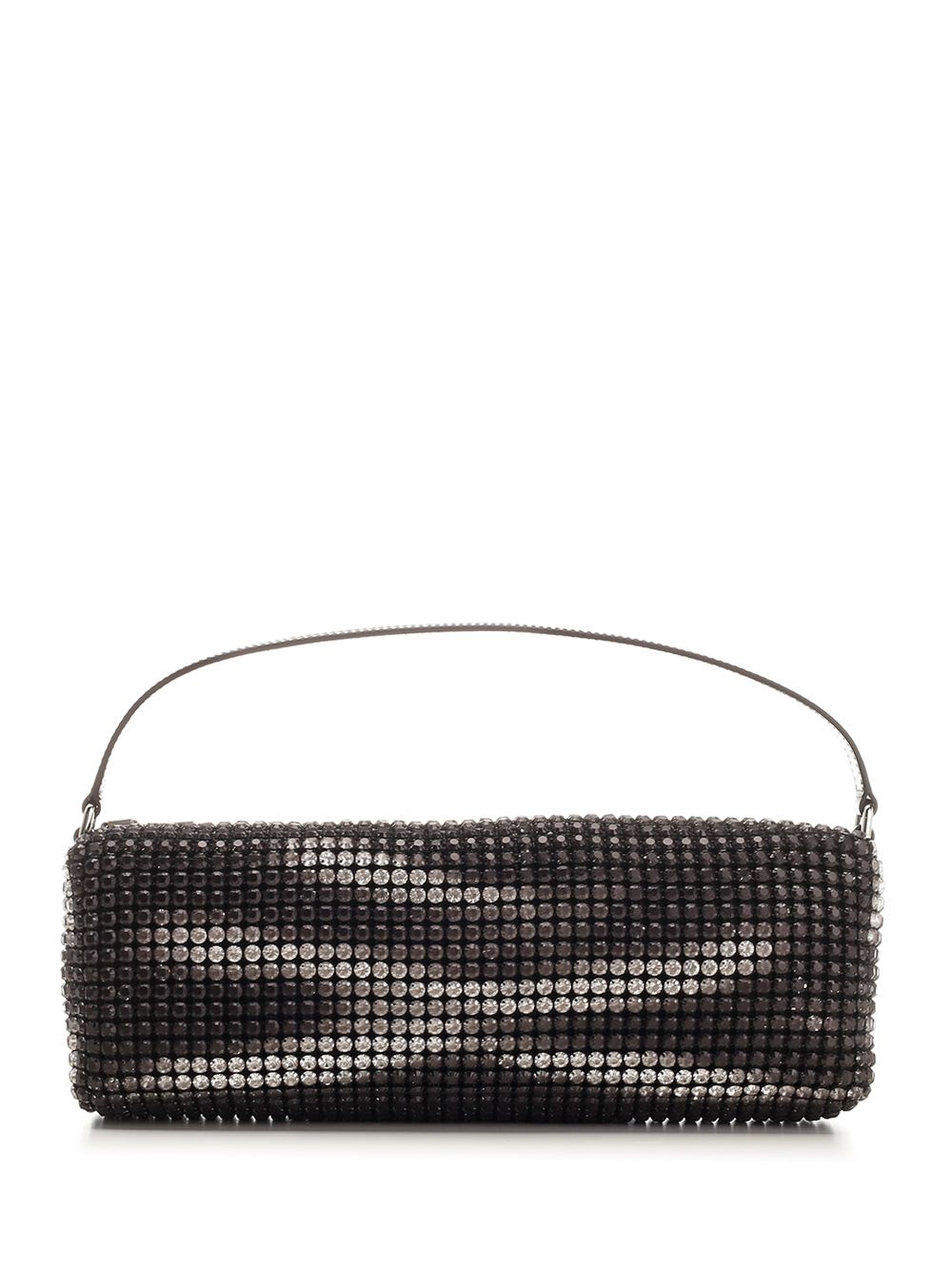 Shop Alexander Wang Heiress Flex Shoulder Bag In Black