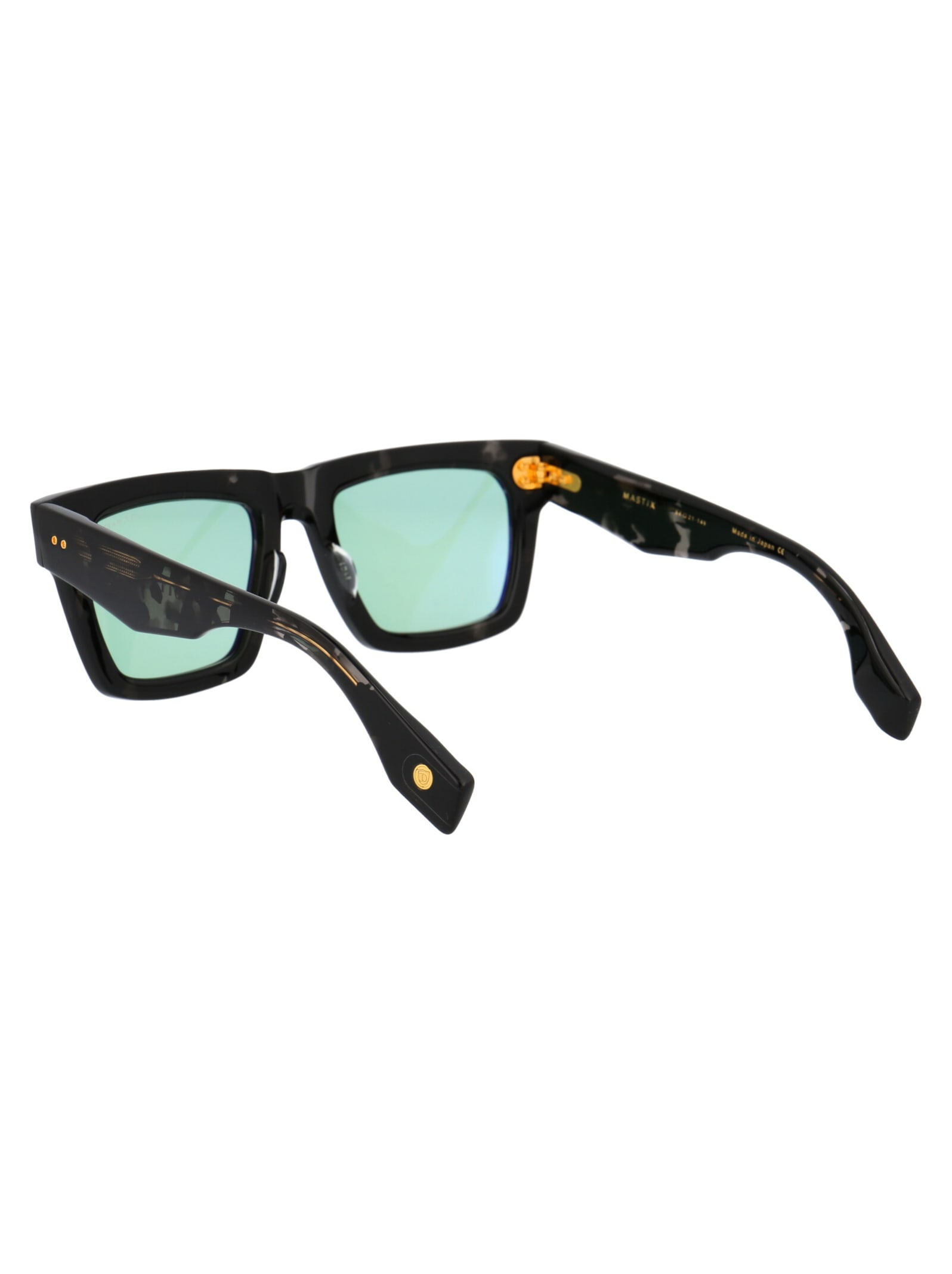 Shop Dita Mastix Sunglasses In Black Tortoise
