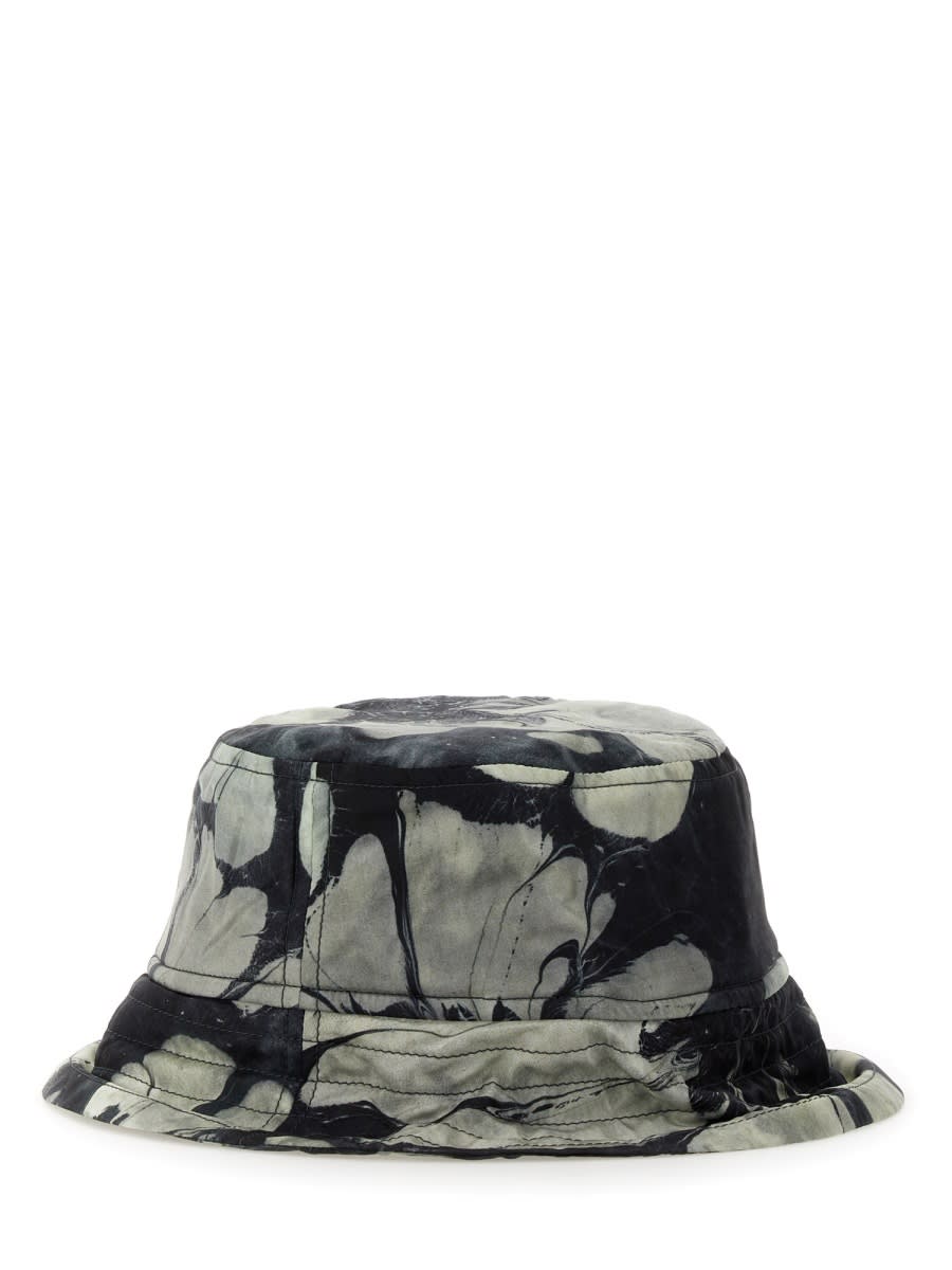 Dries Van Noten Silk Bucket Hat In Multicolour