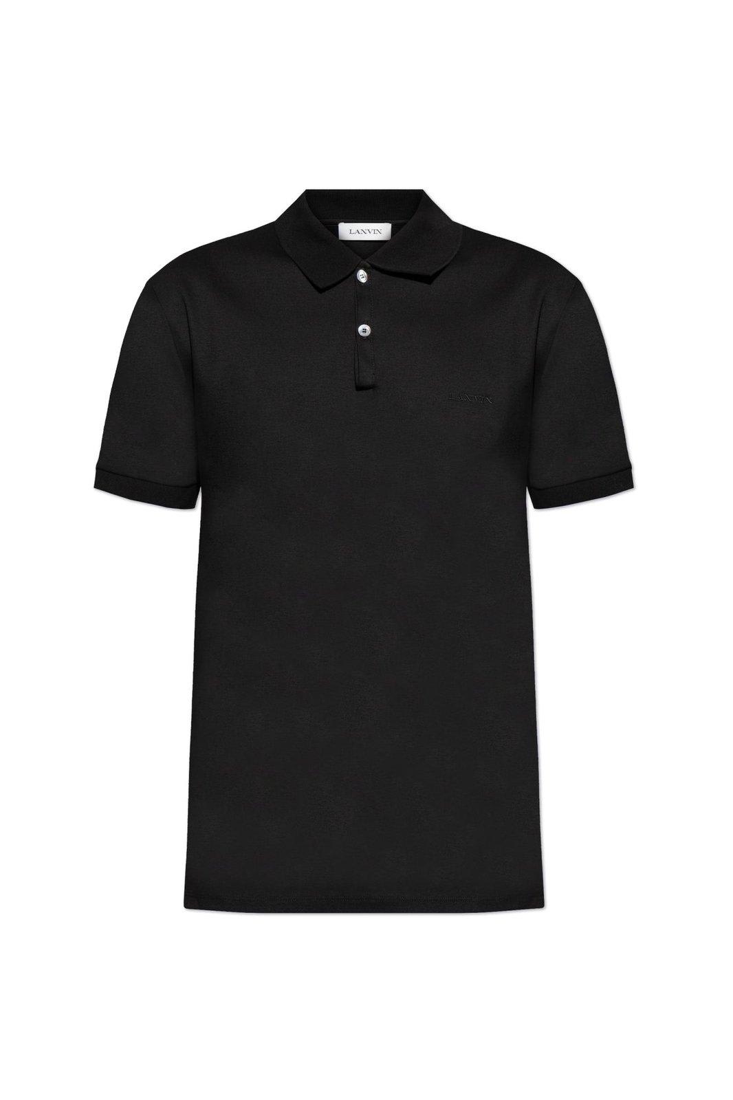 Logo Embroidered Polo Shirt