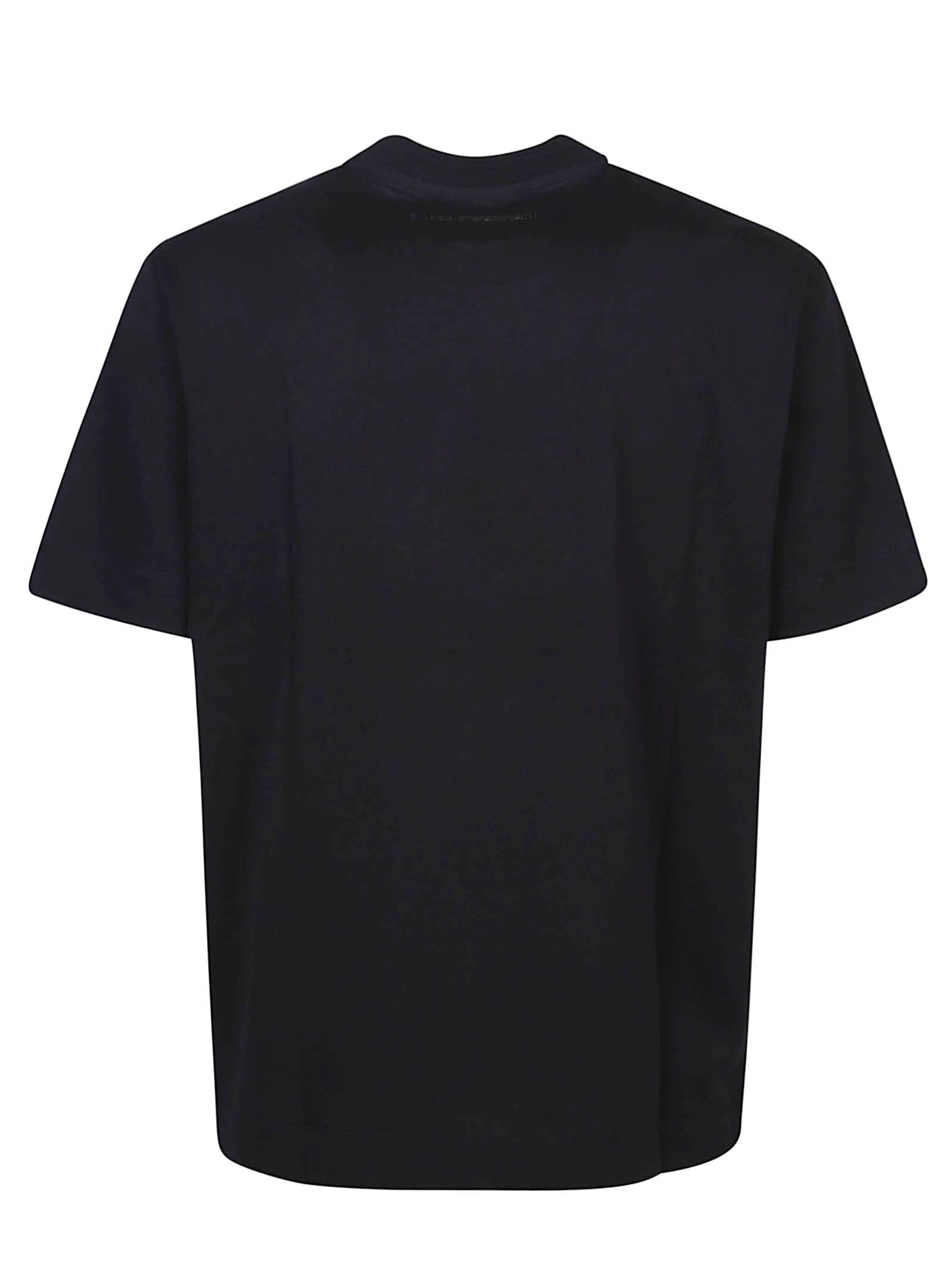 Shop Emporio Armani T-shirt In Blu Navy