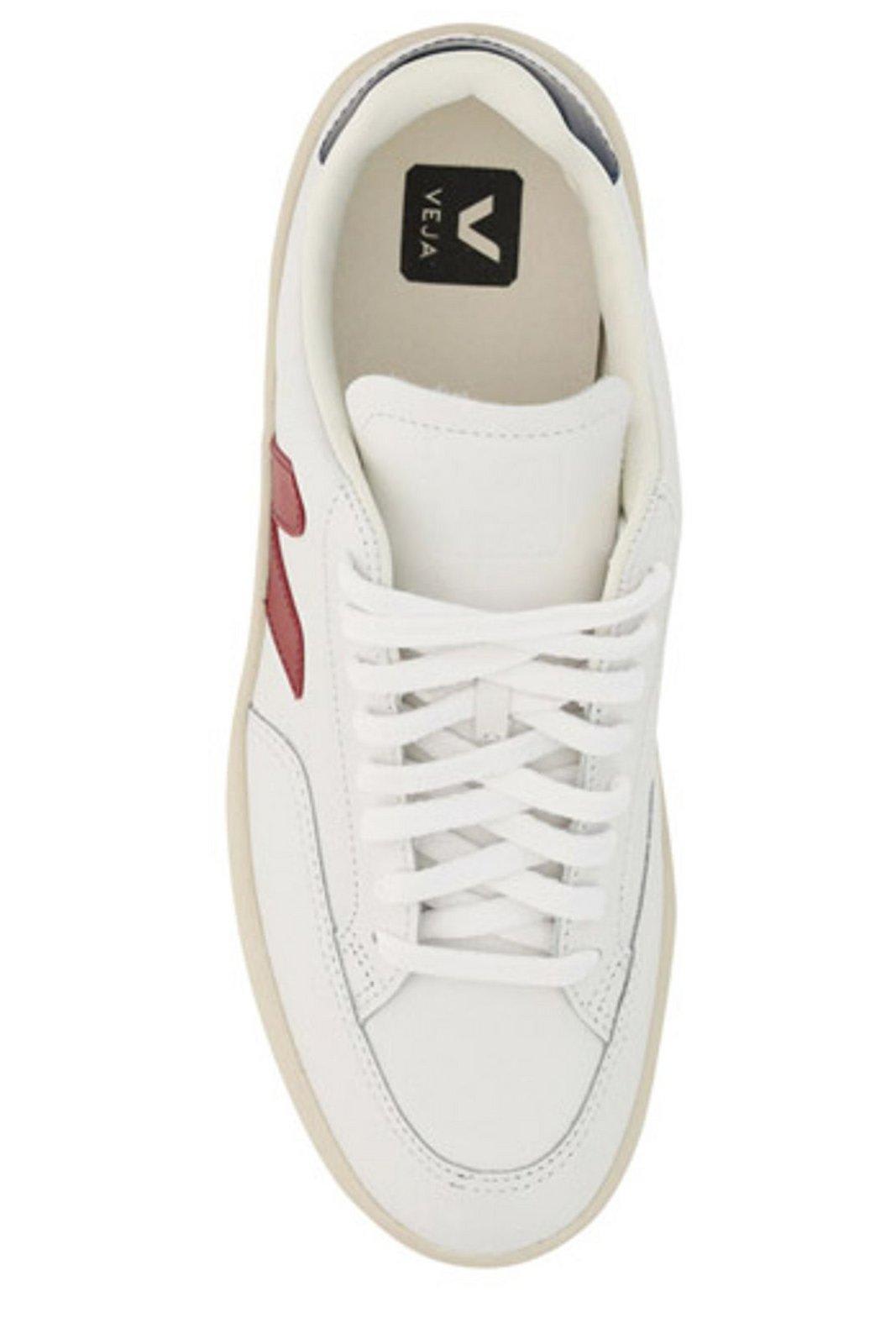 Shop Veja V-12 Low-top Sneakers In Extra White Marsala Nautico