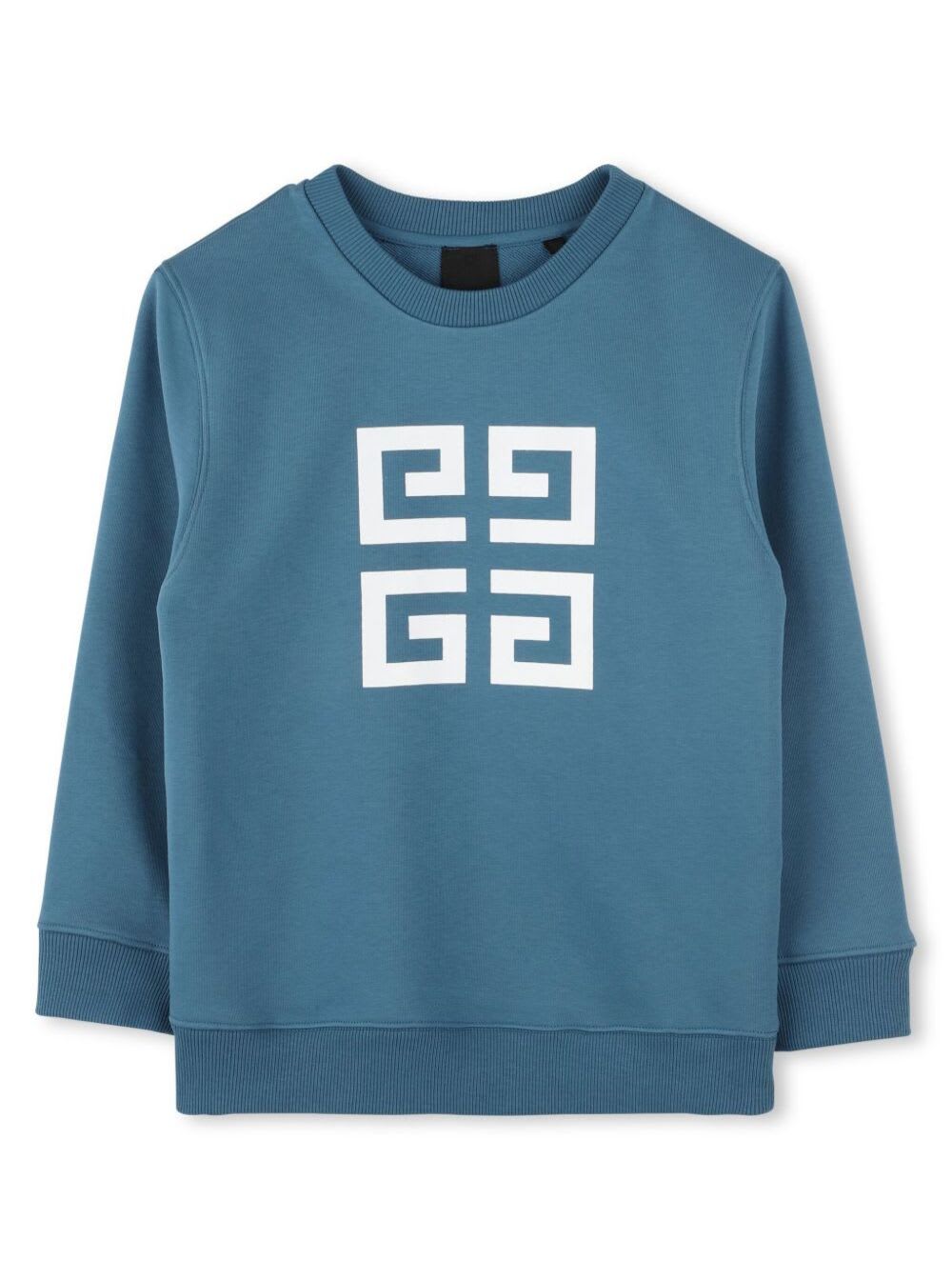 Givenchy Kids Sweatshirt In Blu
