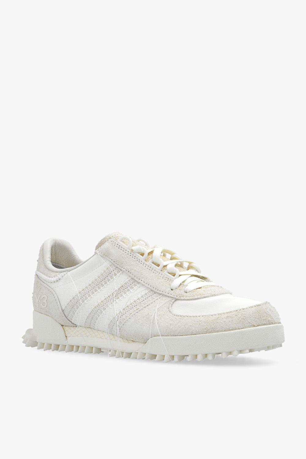 Shop Y-3 Yohji Yamamoto Marathon Tr Sneakers In White