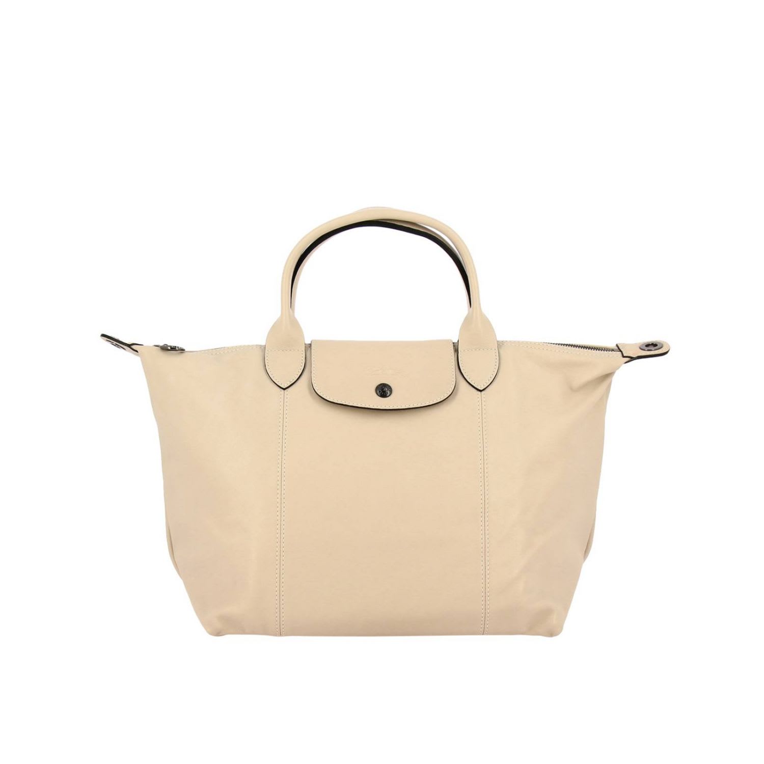 longchamp beige tote bag