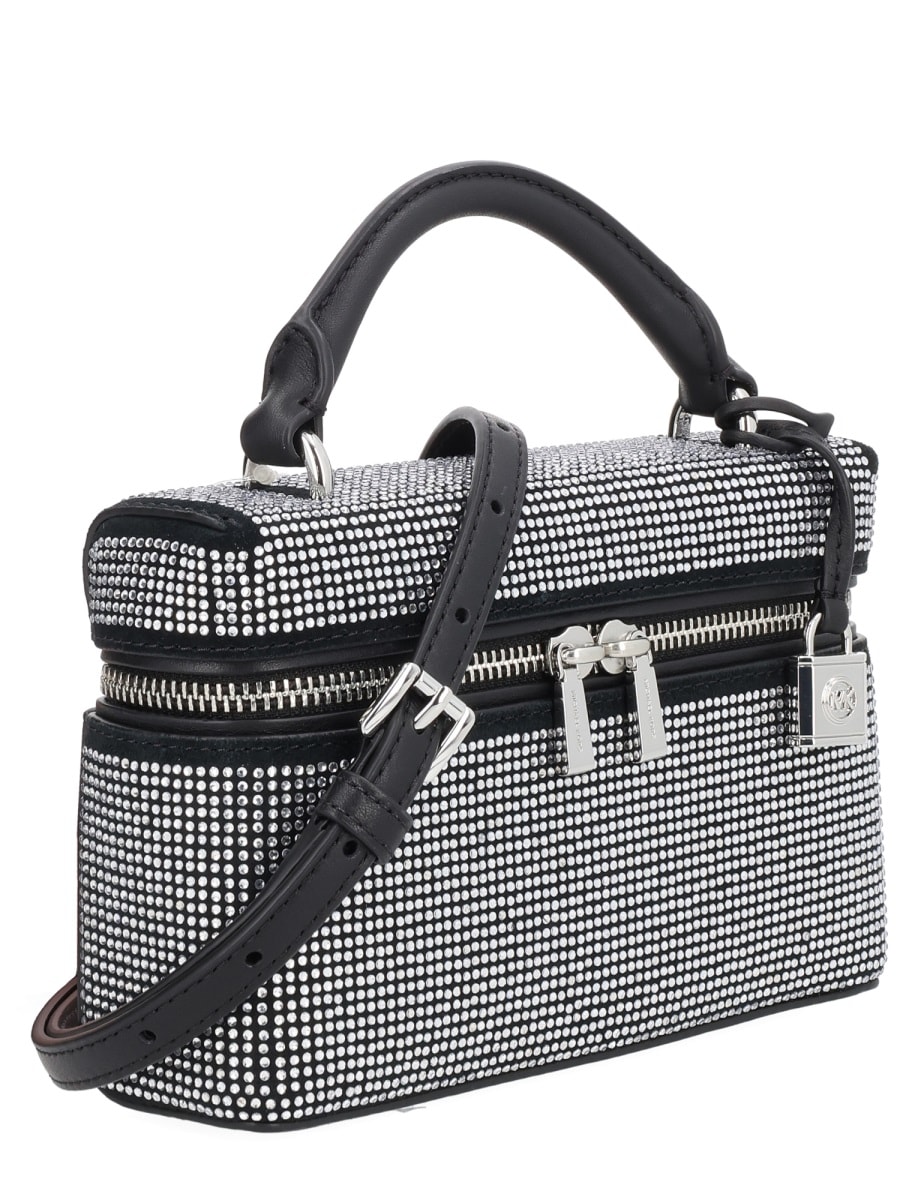 Michael Kors Chic Cross-body Bag Top Handle In Black