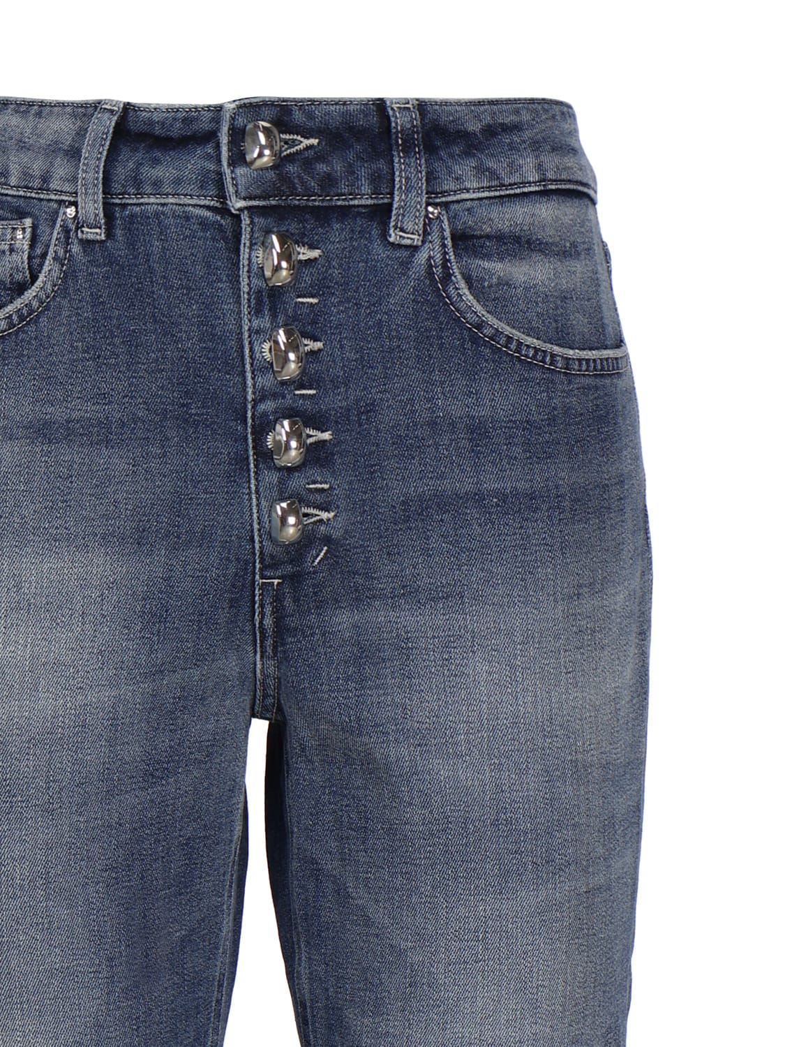 Shop Dondup Koons Loose Jeans In Bull Cotton Hemp