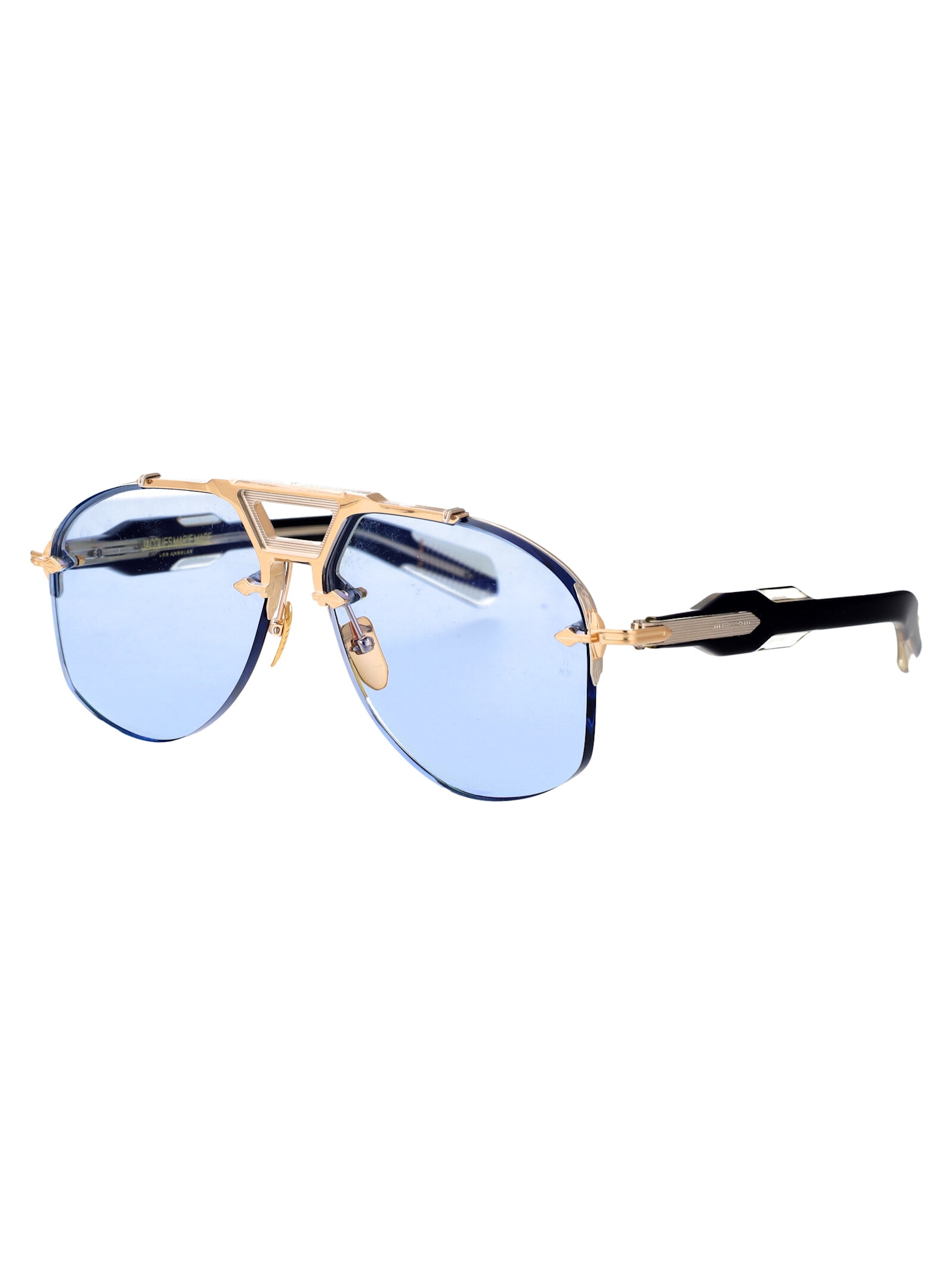 Shop Jacques Marie Mage Alta Sunglasses In Baby Blue