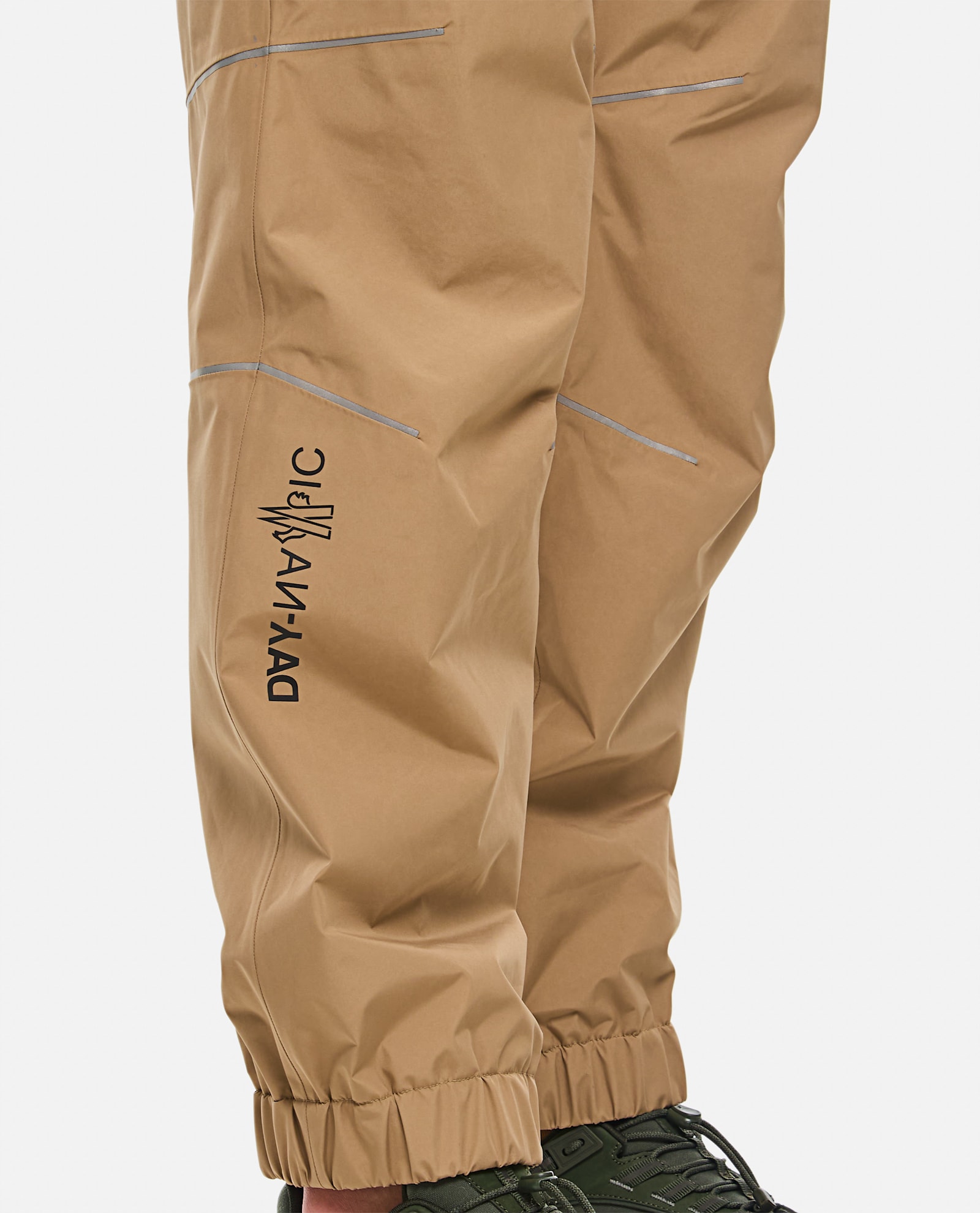 Shop Moncler Drawstring Pants In Beige