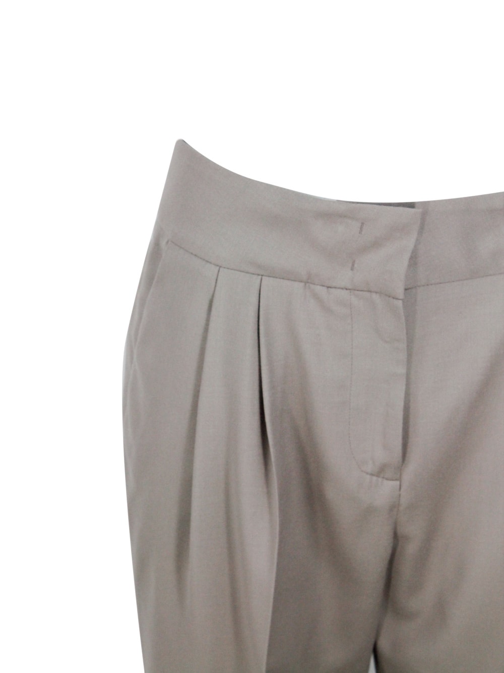 Shop Fabiana Filippi Pants In Brown