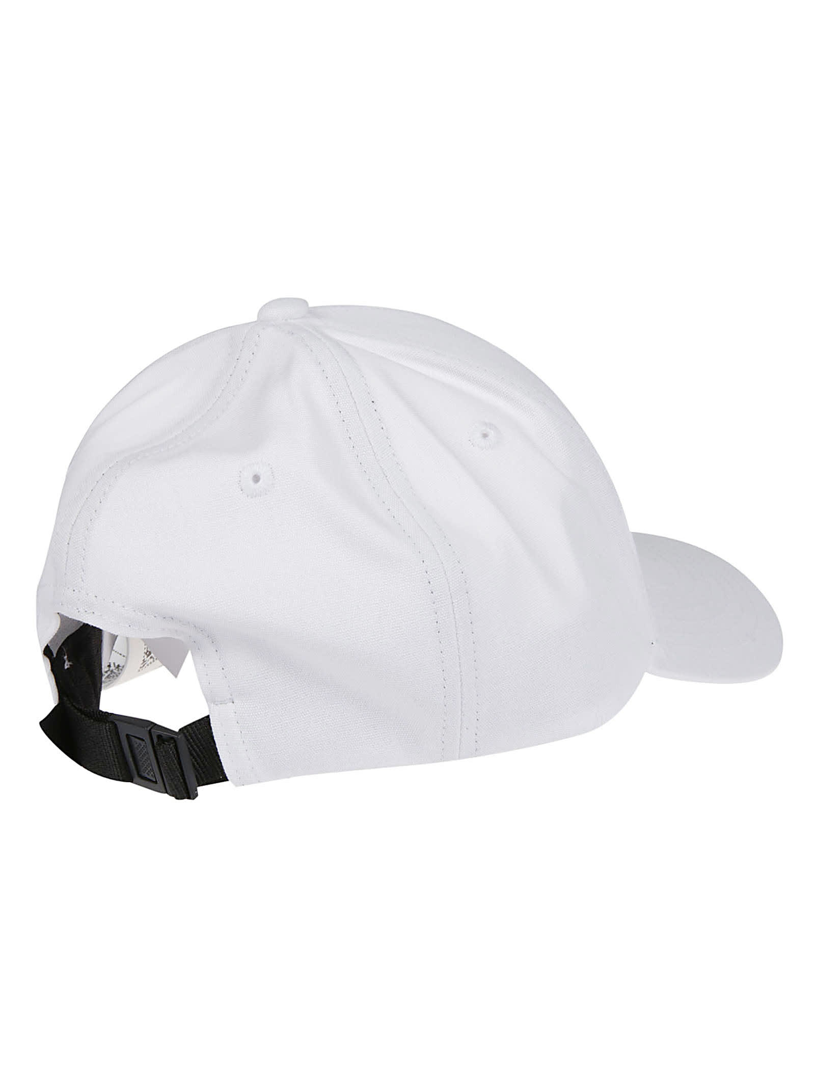 Shop Stone Island Baseball Cap In White