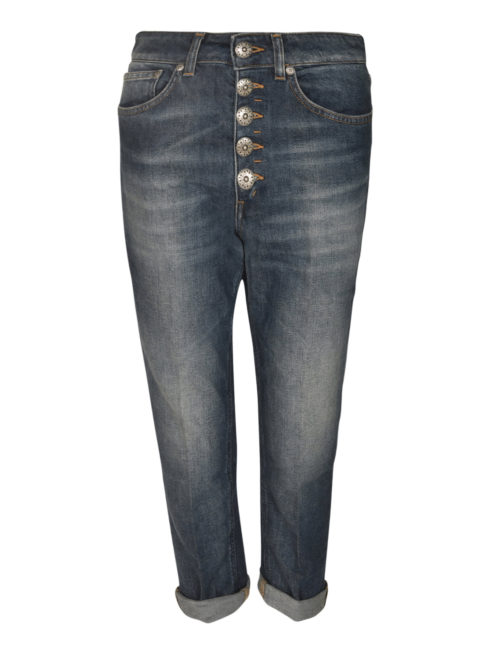 Button Classic Fitted Jeans