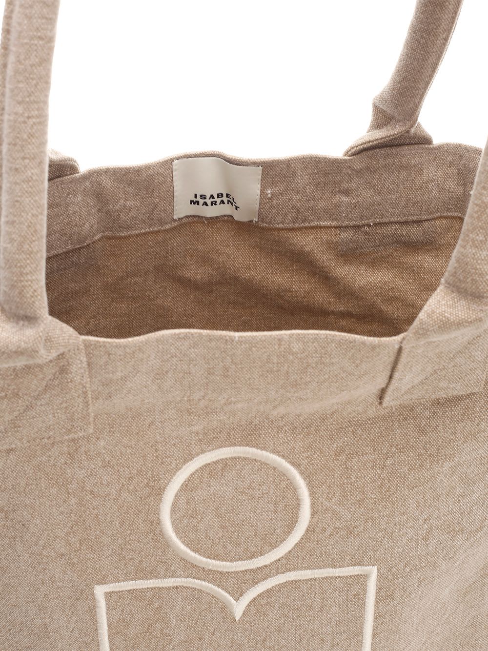 Isabel Marant Étoile Rectangular Top Handles Tote Bag In Neutral
