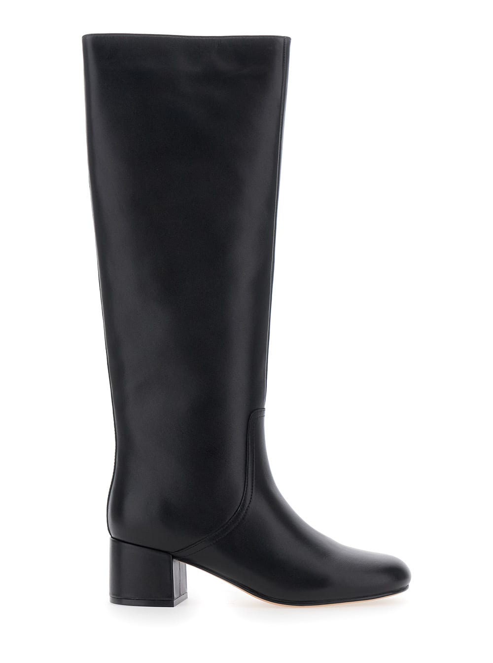 Twinset Knee-high Block-heel Boots In Black