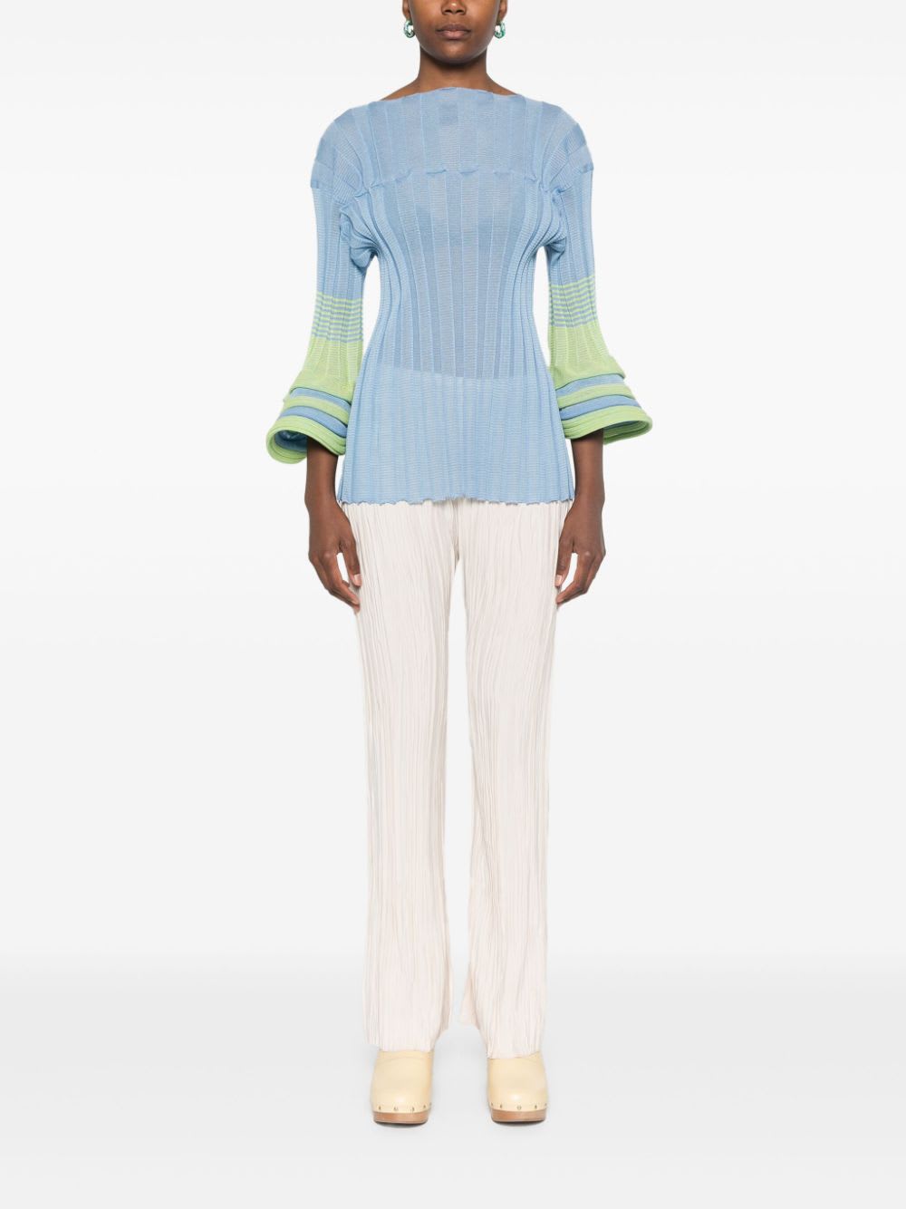 Forte Forte Golden Goose Cotton Wide-leg Sweatpants In White