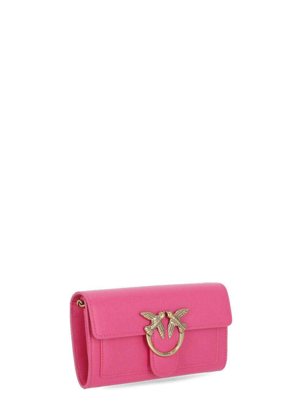 Shop Pinko Love One Simply Wallet In Fuchsia