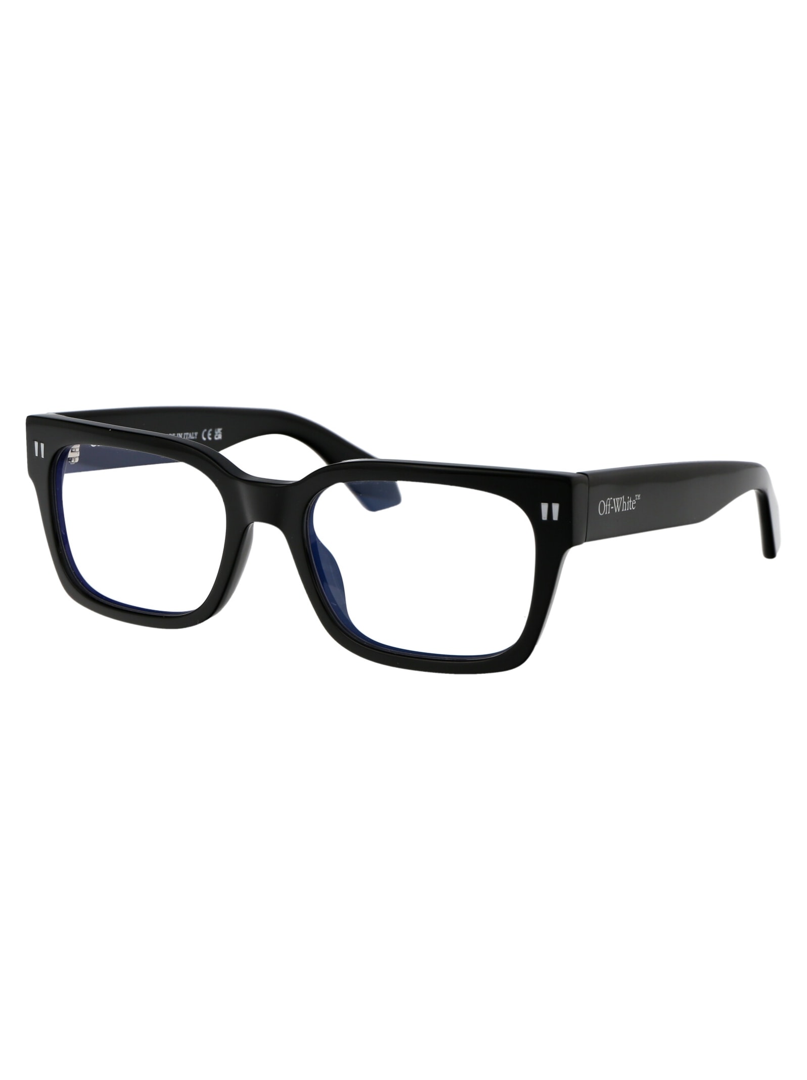 Shop Off-white Optical Style 53 Glasses In 1000 Black