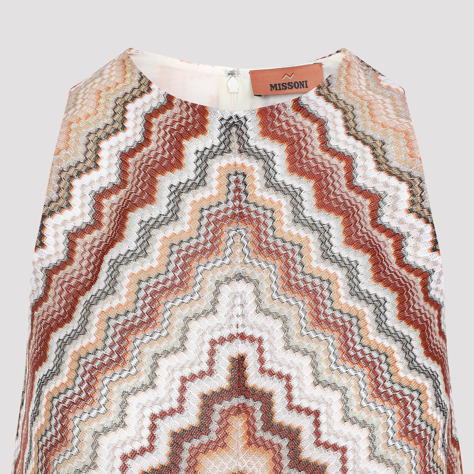 Missoni Sleeveless Dress In Bb Multibrown