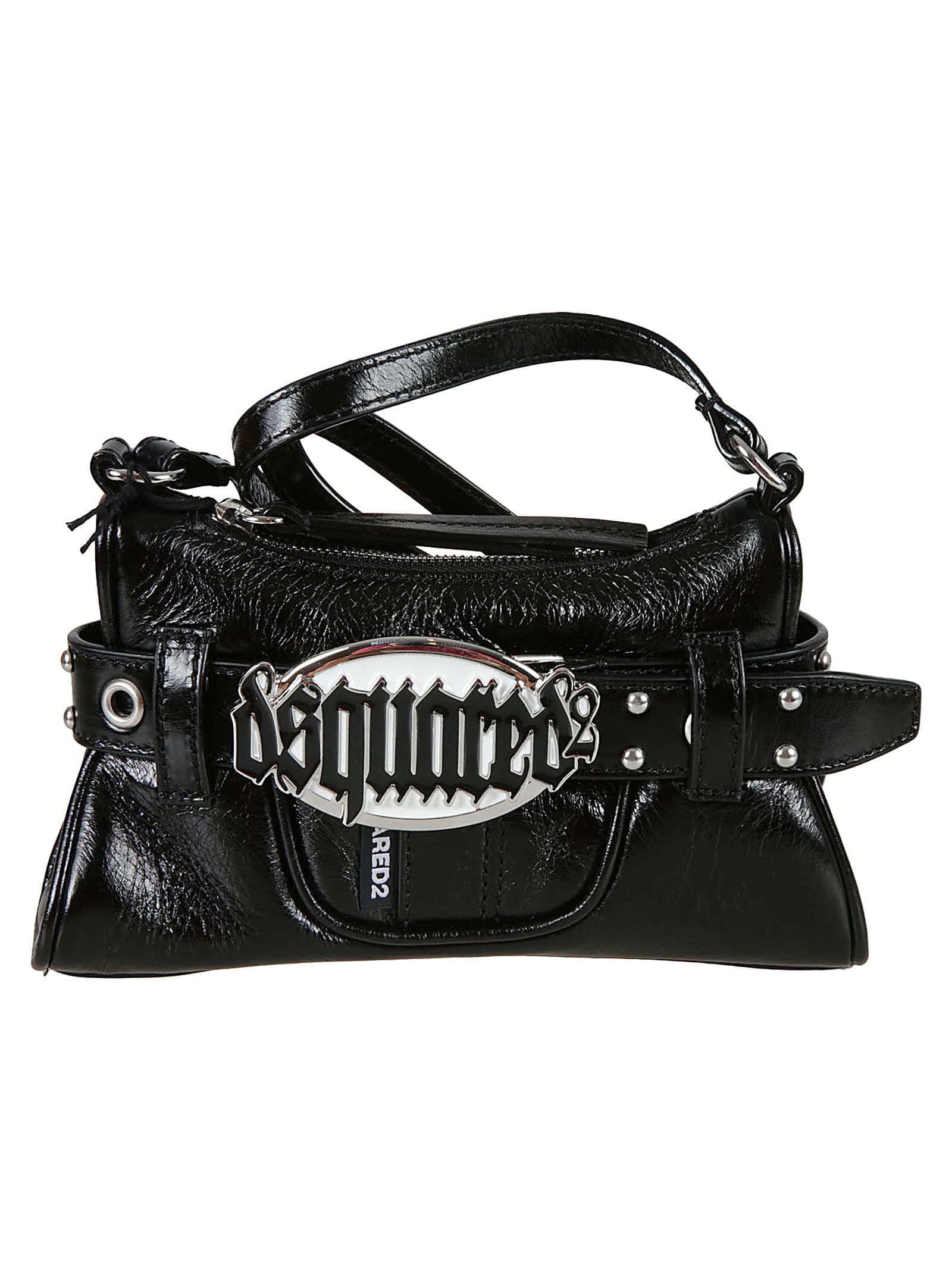 Logo Belted Shoulder Bag