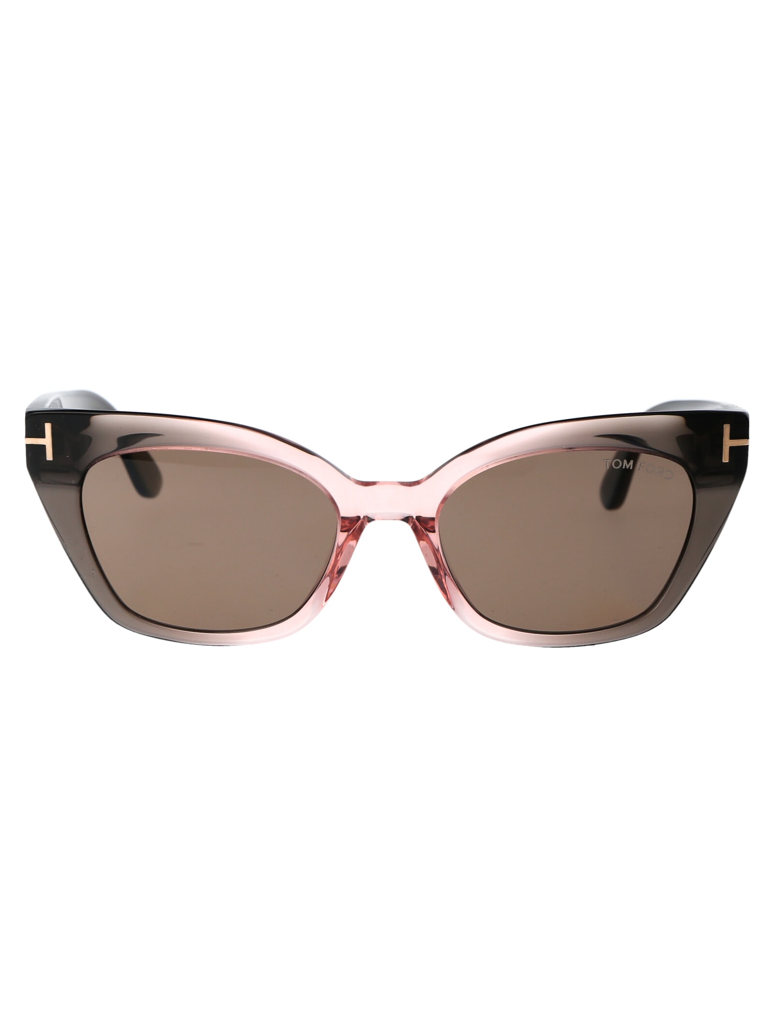 Shop Tom Ford Juliette Sunglasses In 20j Grigio/altro / Roviex