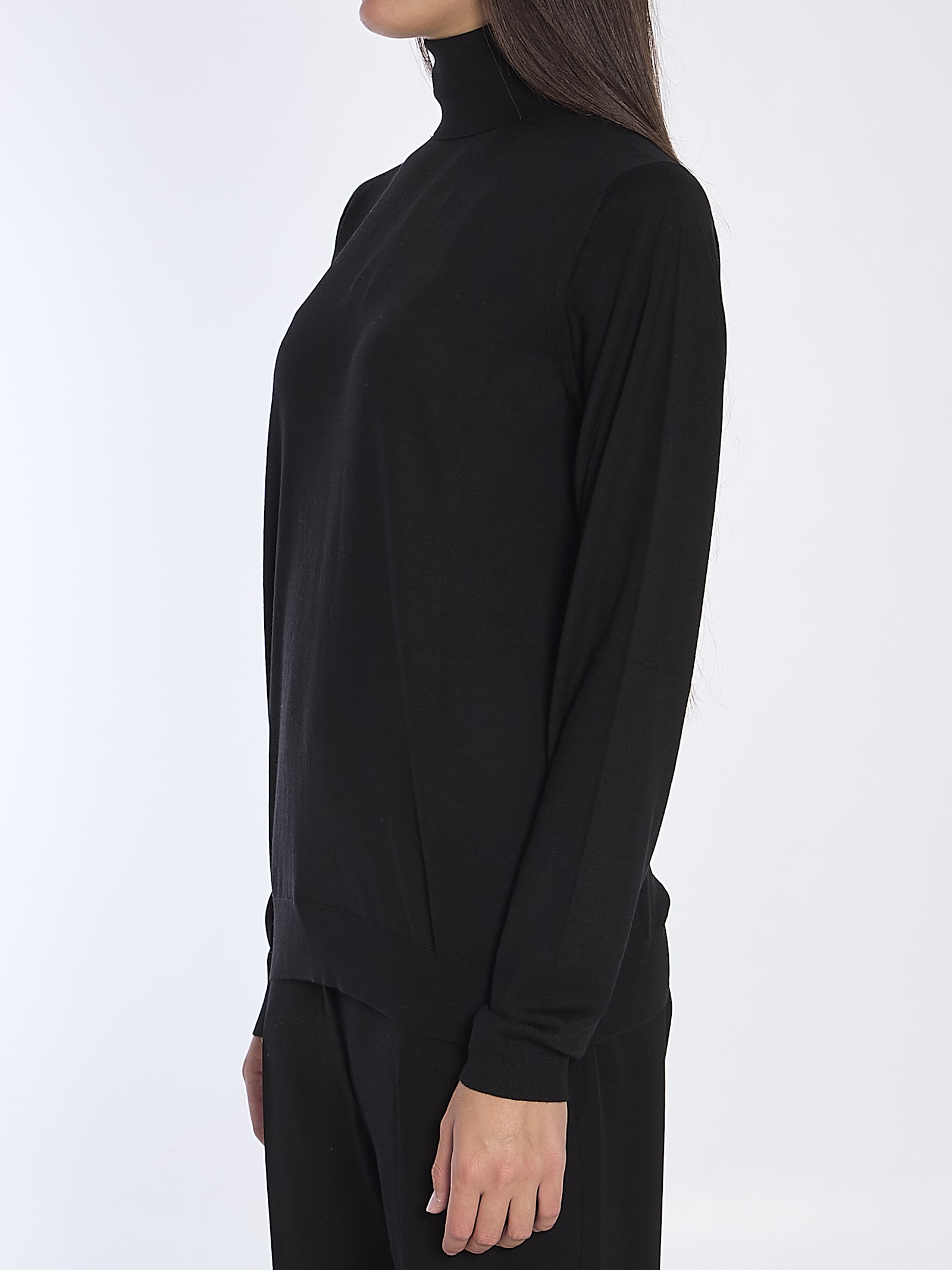 Shop The Row Heva Turtleneck Sweater In Black