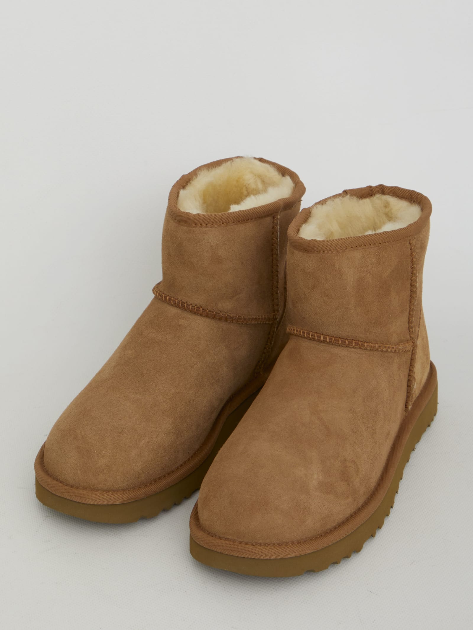 Shop Ugg Classic Mini Ii In Beige