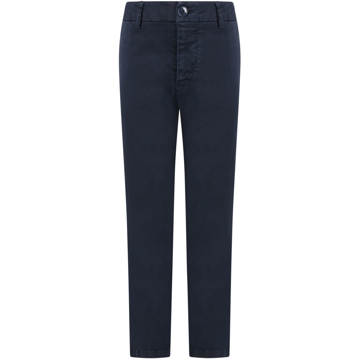 DONDUP BLUE TROUSERS FOR BOY WITH LOGO