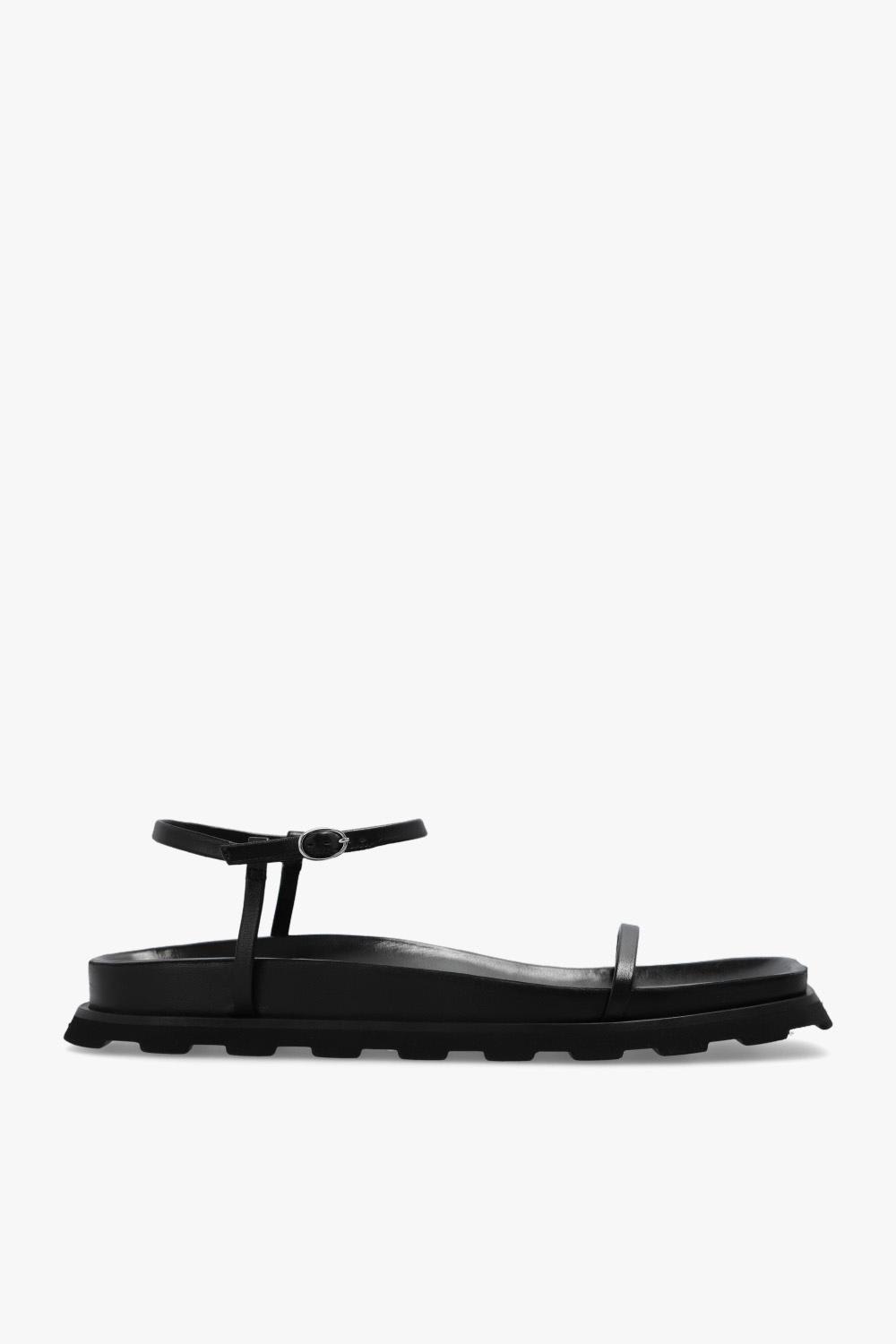 Shop Proenza Schouler Forma Leather Sandals In Black