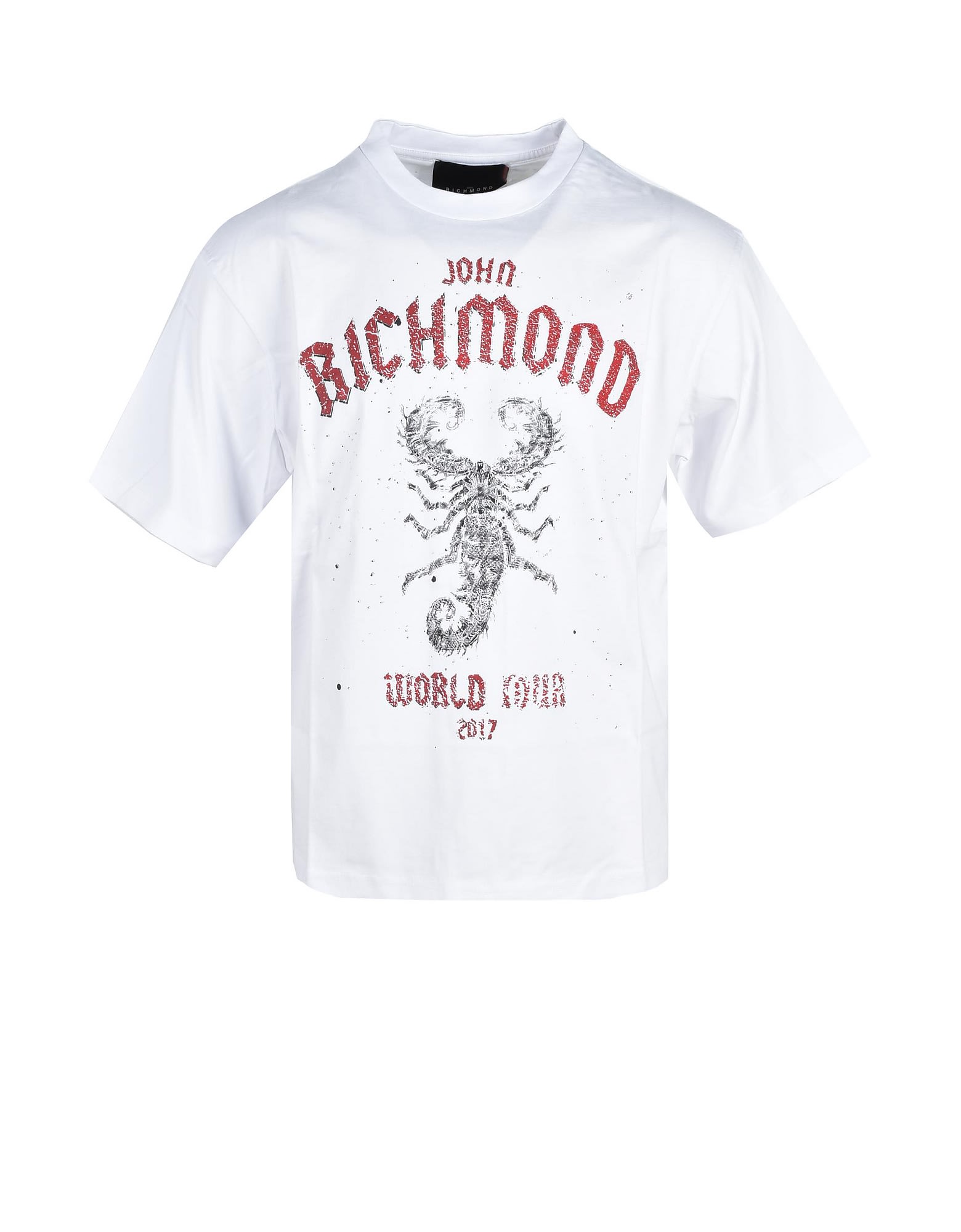 John Richmond Mens White T-shirt