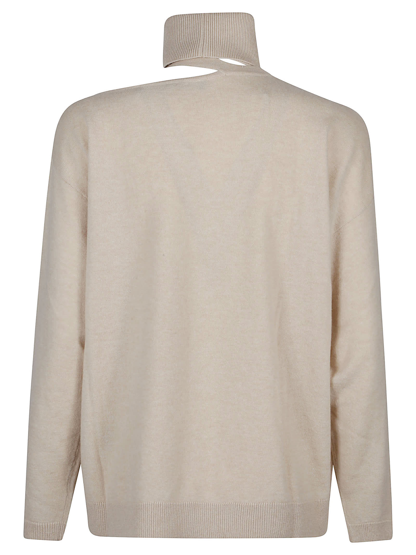 FEDERICA TOSI CUT OUT TURTLE NECK SWEATER