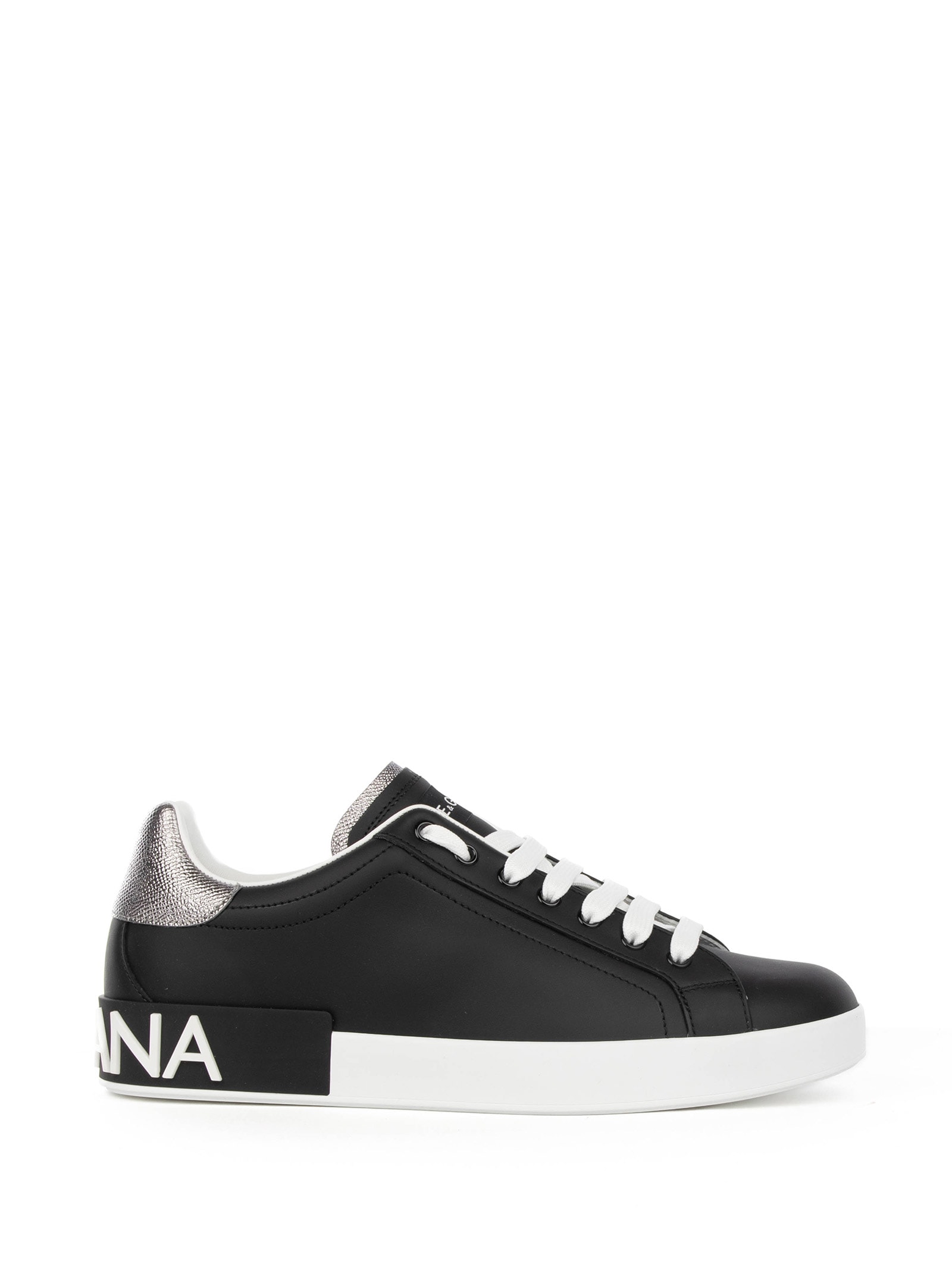 Shop Dolce & Gabbana Sneakers In Nero Argento