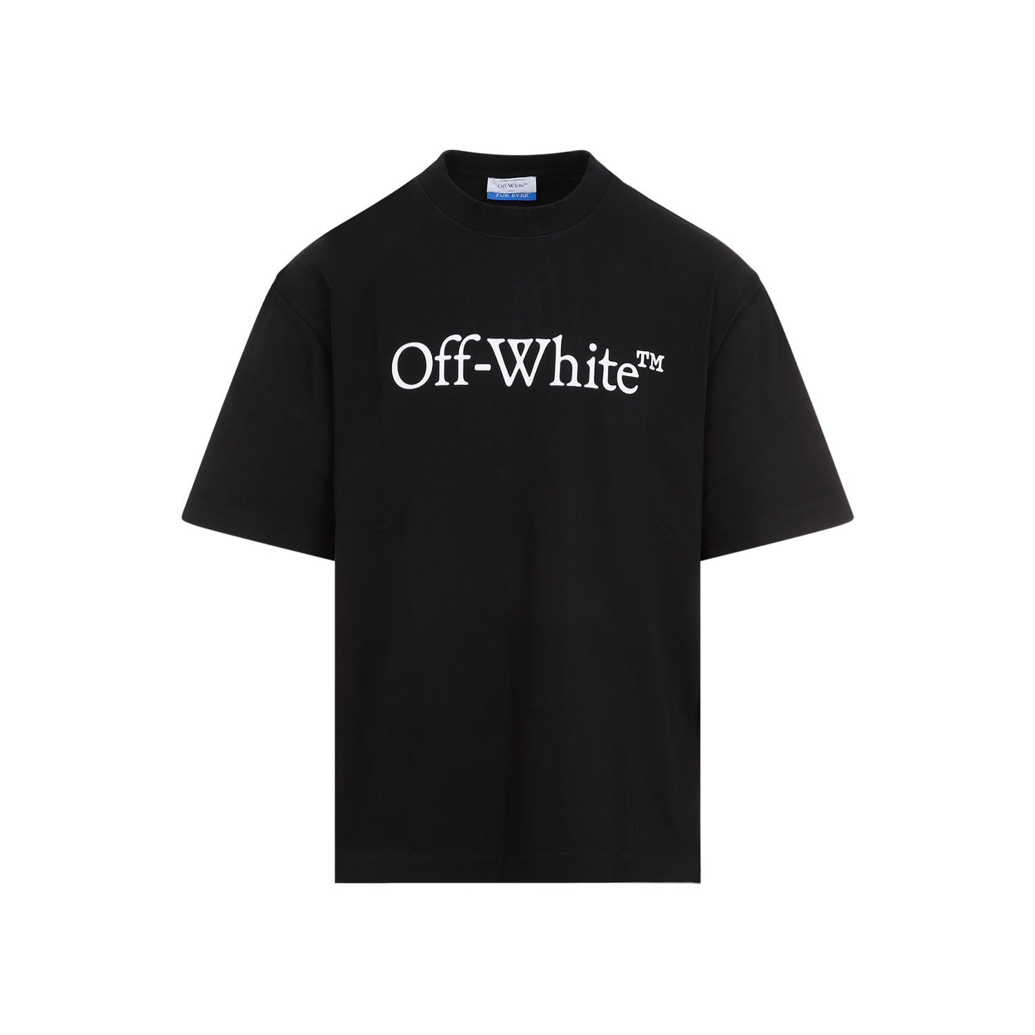 Shop Off-white Big Bookish Skate T-shirt In Black White