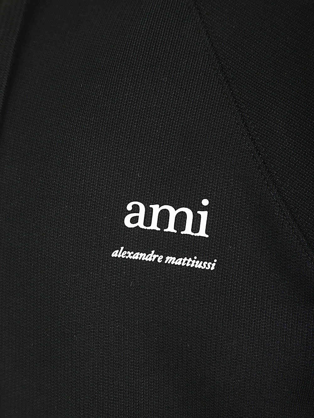 Shop Ami Alexandre Mattiussi Hoodie Ami Am In Black