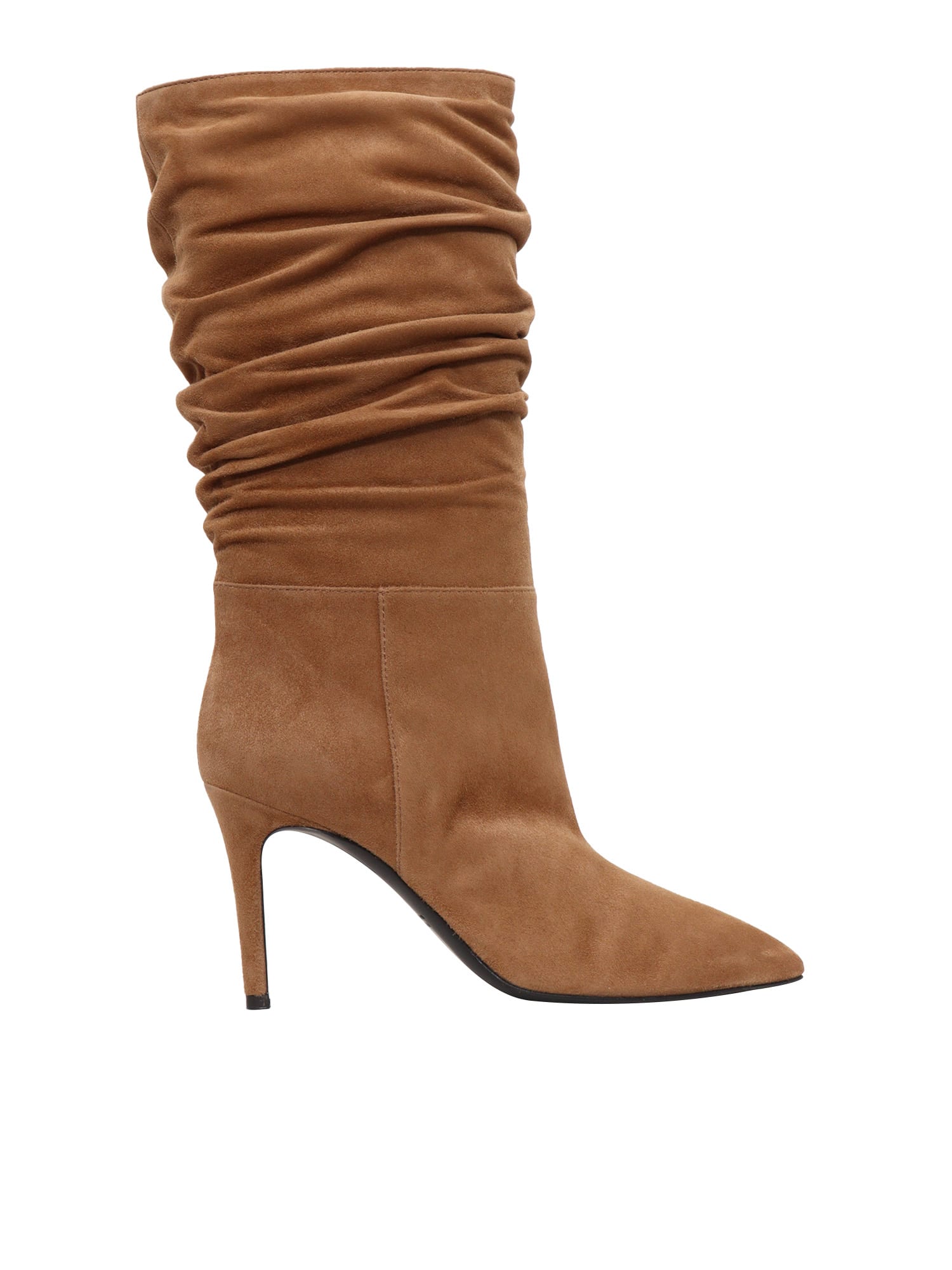 Shop Via Roma 15 Curled Brown Boot