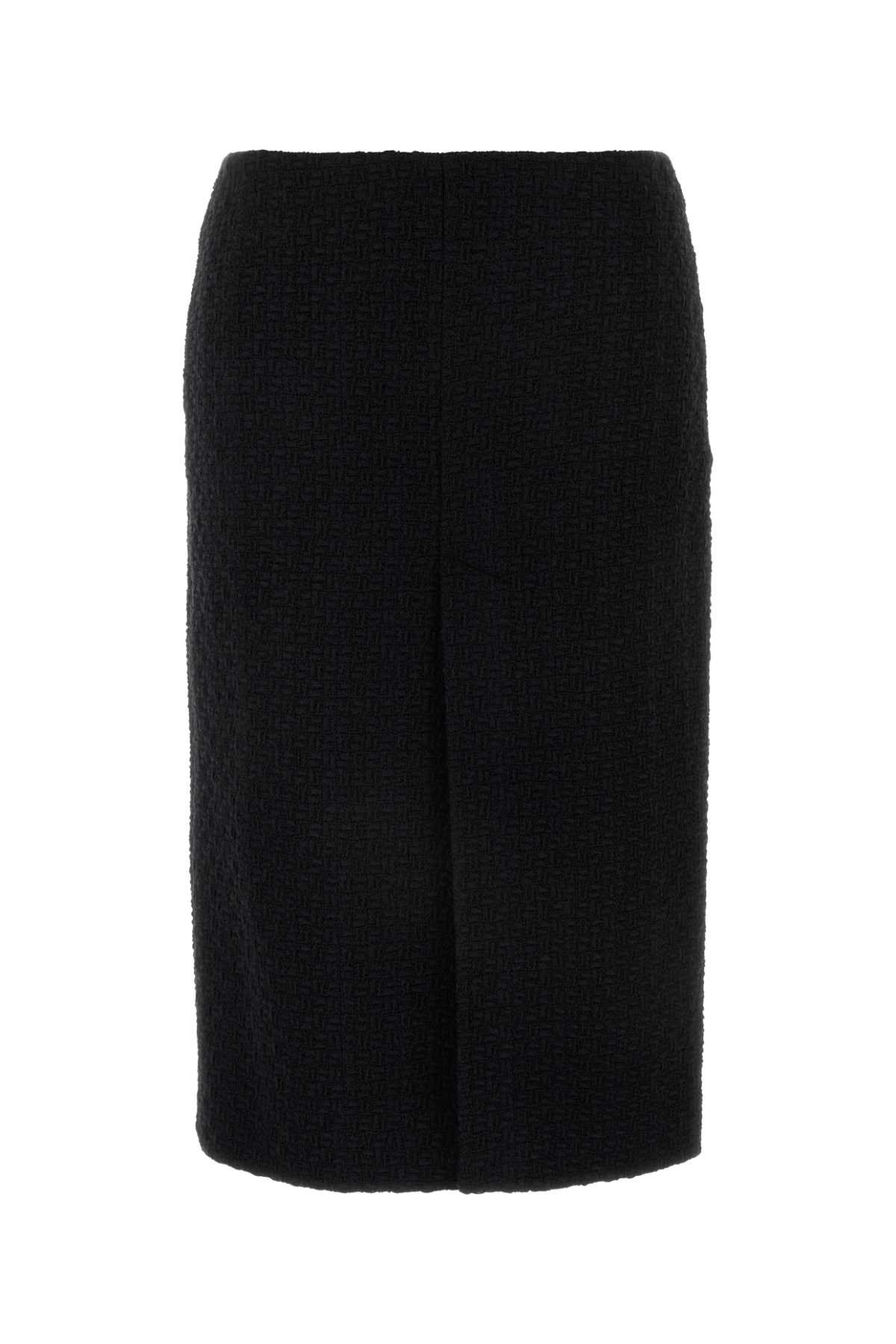 Black Tweed Skirt