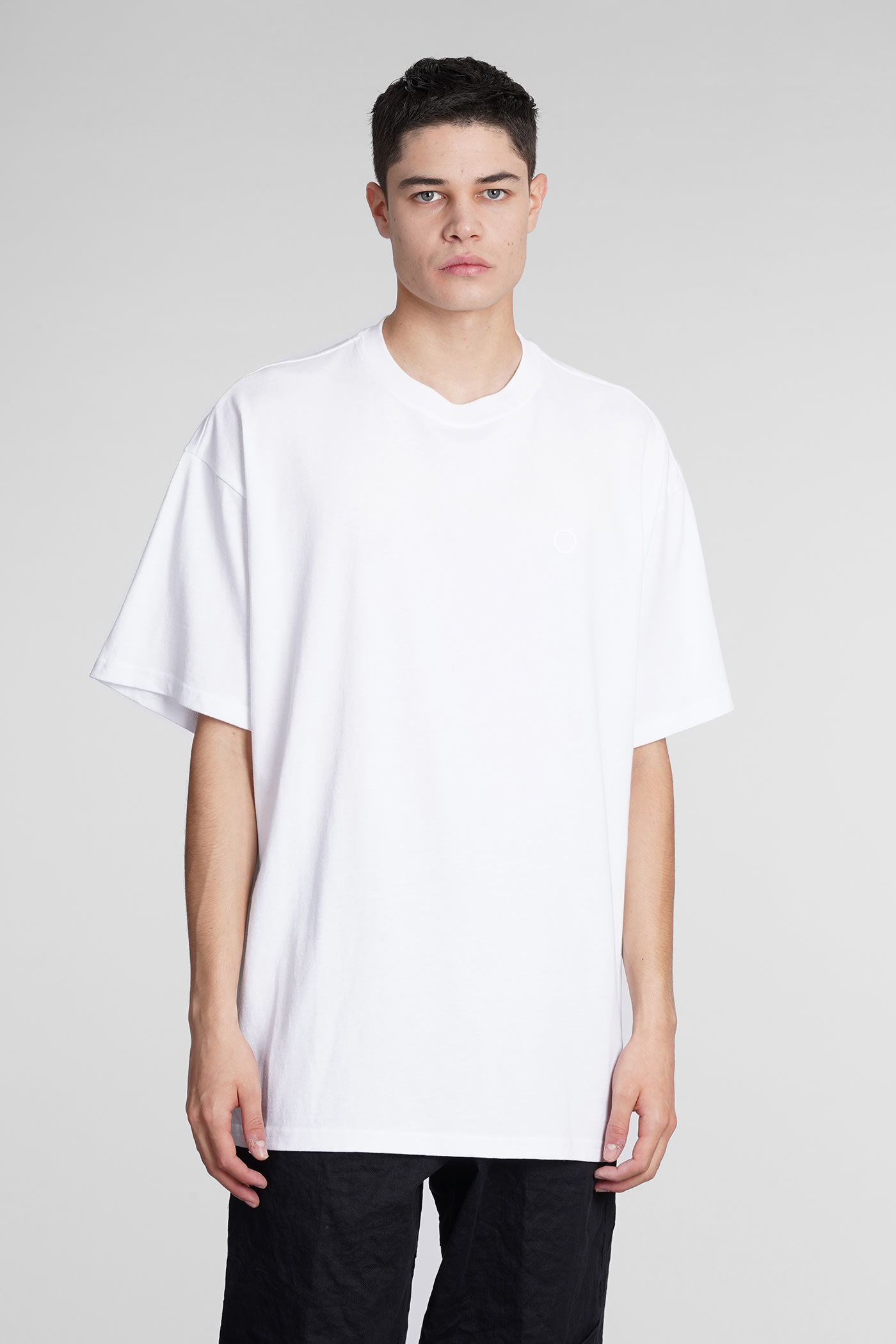 Trussardi T-shirt In White Cotton