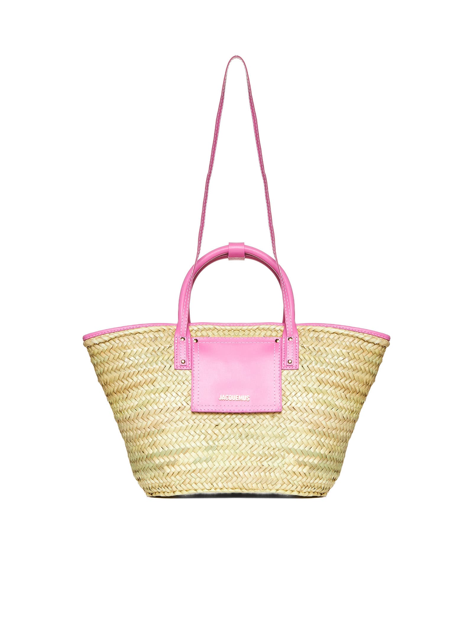 Jacquemus Tote In Neon Pink