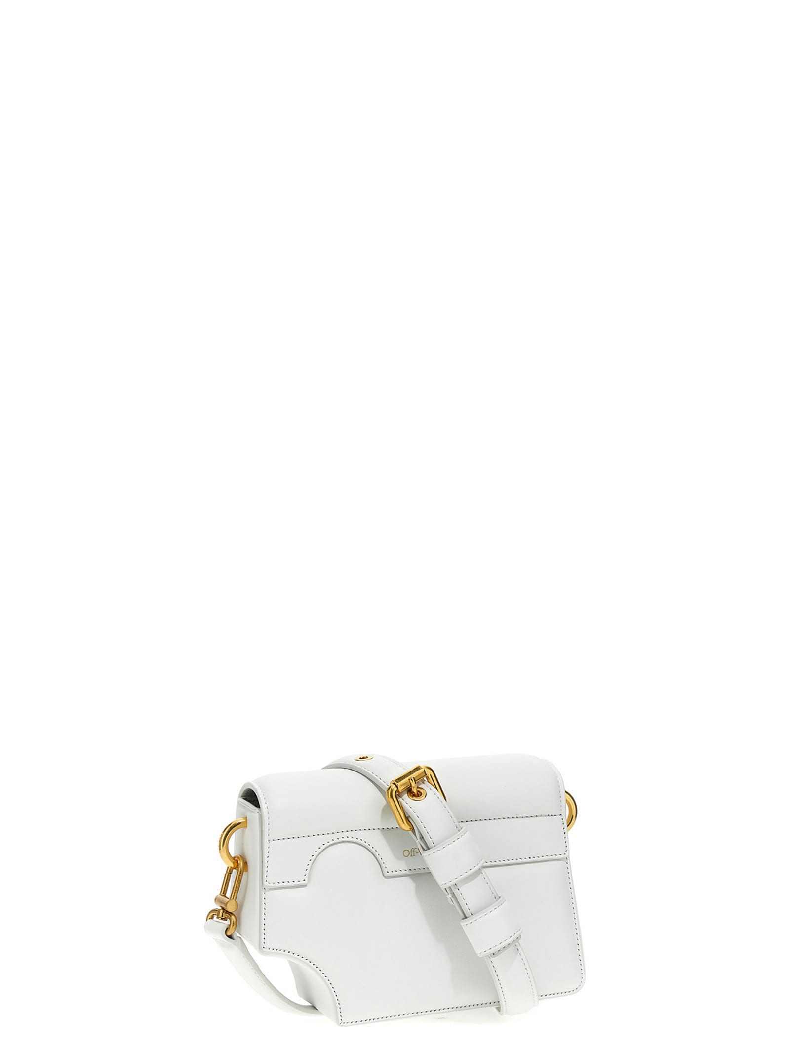 Off-White™ Off-White Burrow 22 Leather Shoulder Bag