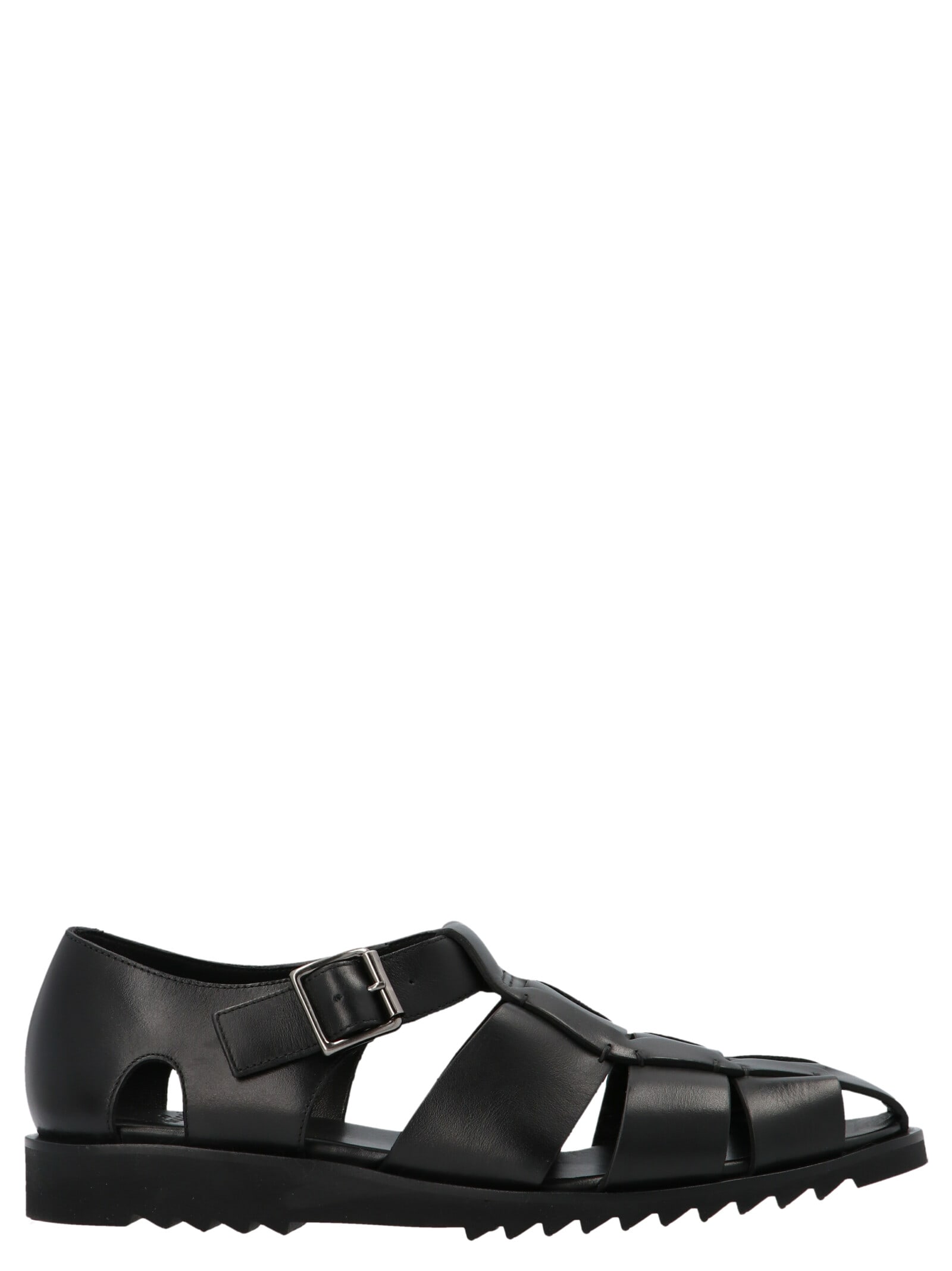 Shop Paraboot Pacific Sandals In Black