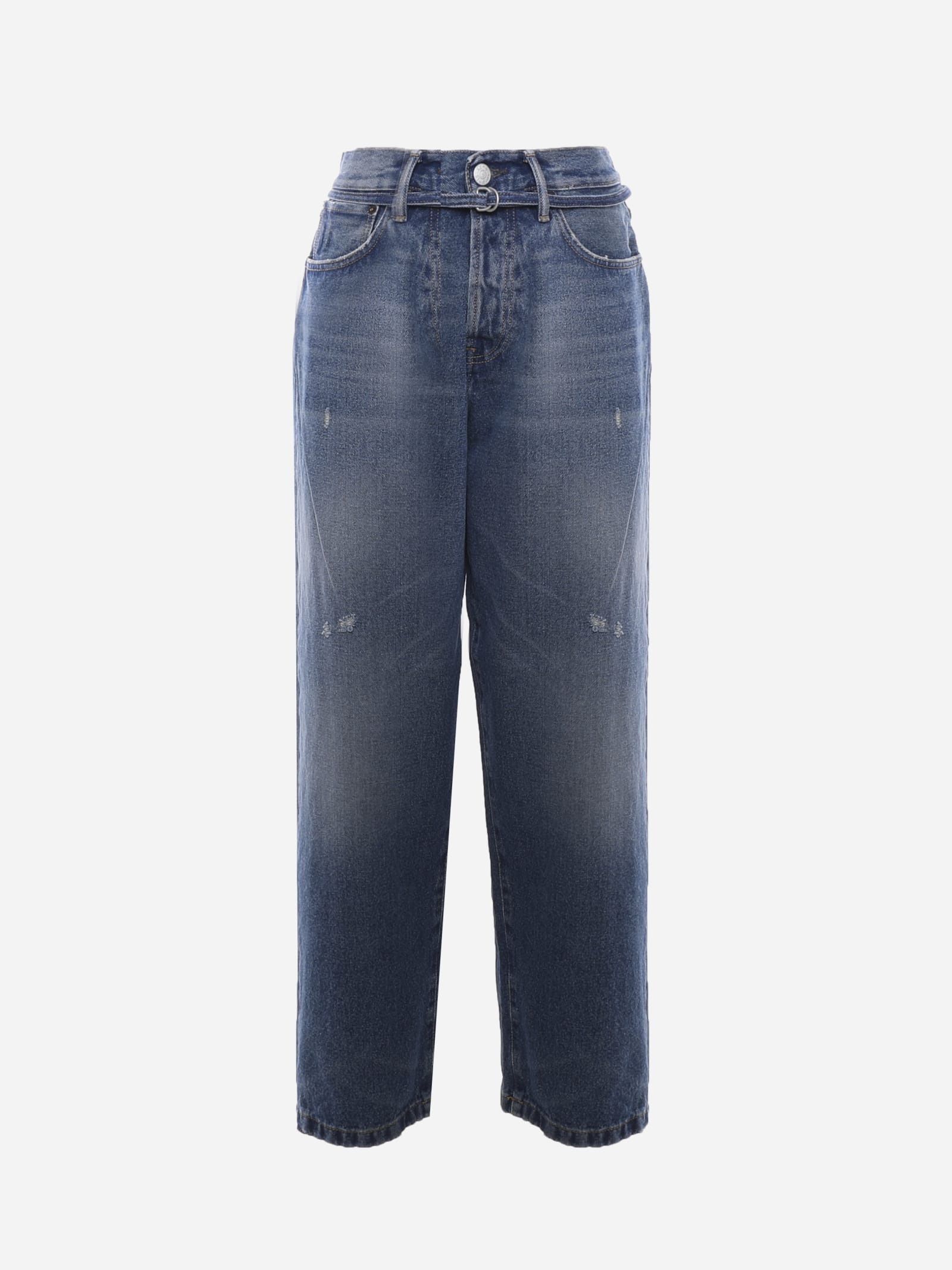 Acne Studios Loose Fit Jeans Made Of Cotton Denim